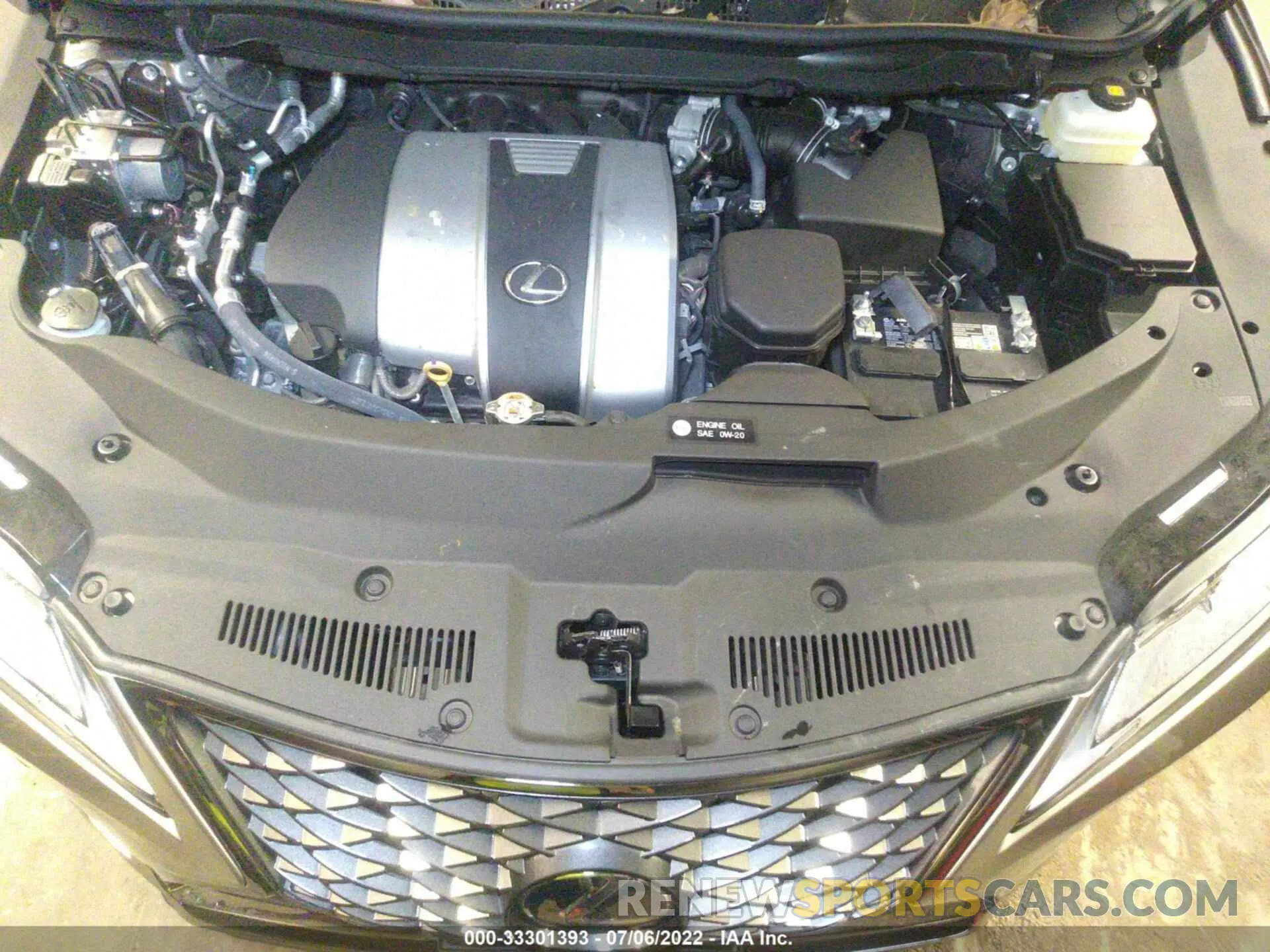 10 fotografías del automóvil dañado 2T2SZMDAXMC299030 LEXUS RX 2021