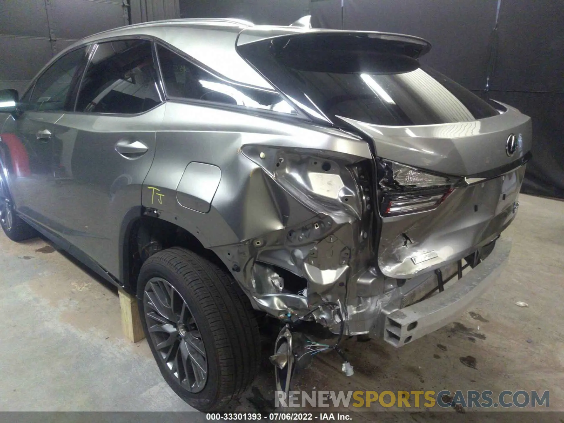 6 fotografías del automóvil dañado 2T2SZMDAXMC299030 LEXUS RX 2021