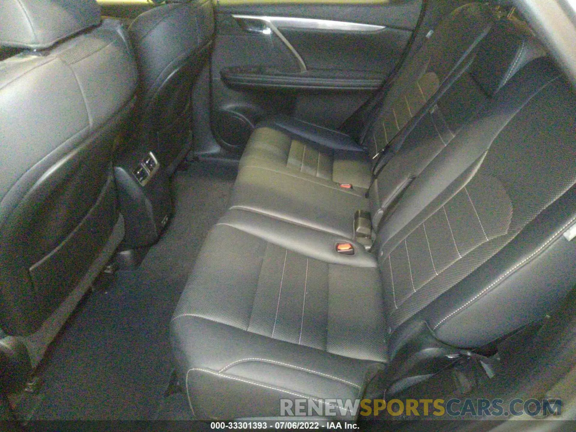 8 fotografías del automóvil dañado 2T2SZMDAXMC299030 LEXUS RX 2021