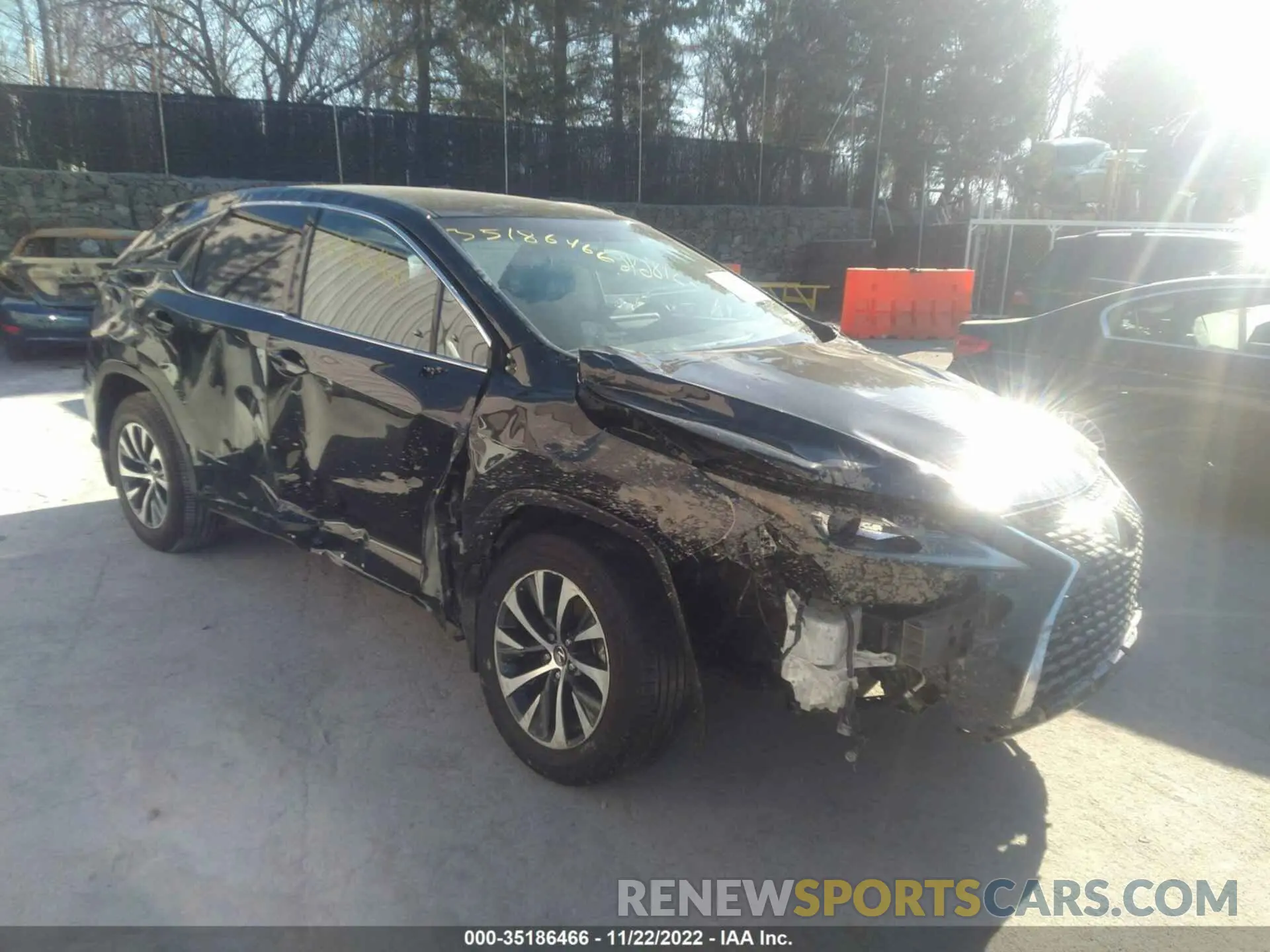 1 fotografías del automóvil dañado 2T2AZMDA2NC334169 LEXUS RX 2022
