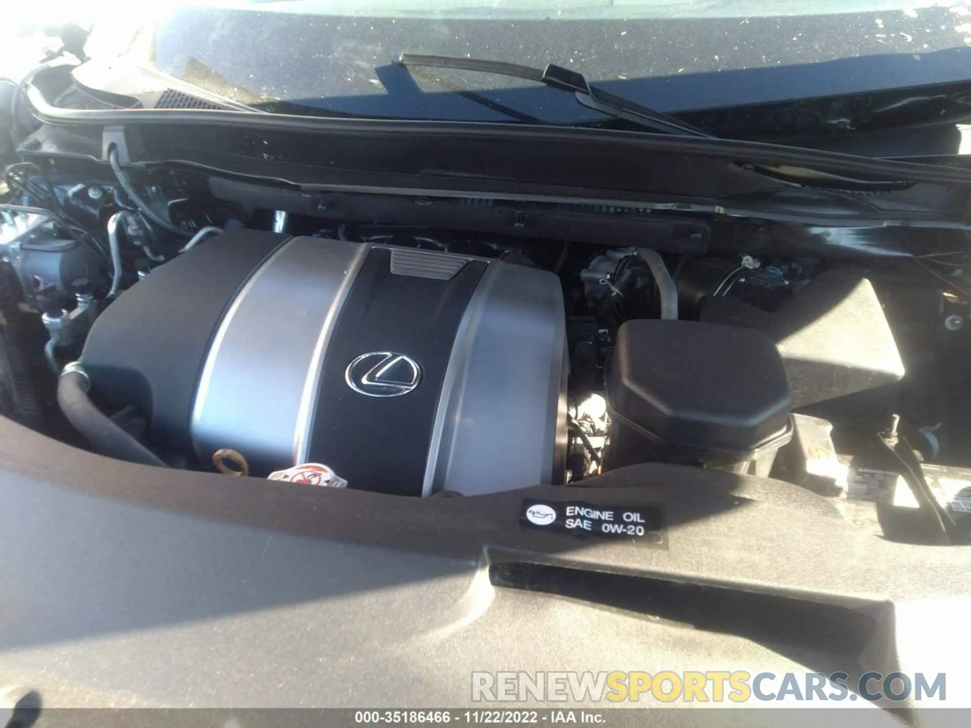 10 fotografías del automóvil dañado 2T2AZMDA2NC334169 LEXUS RX 2022