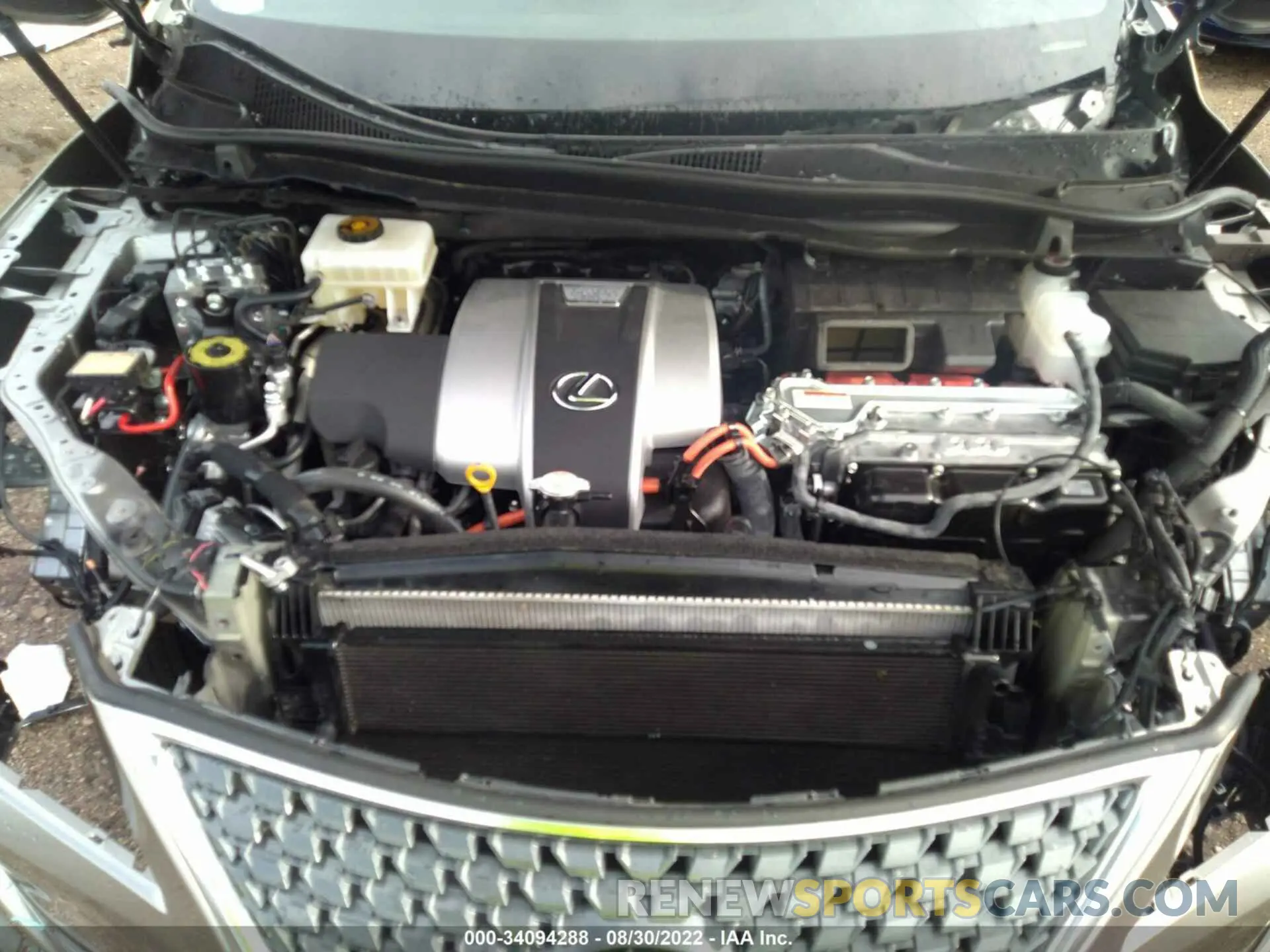 10 fotografías del automóvil dañado 2T2HGMDA1NC074996 LEXUS RX 2022