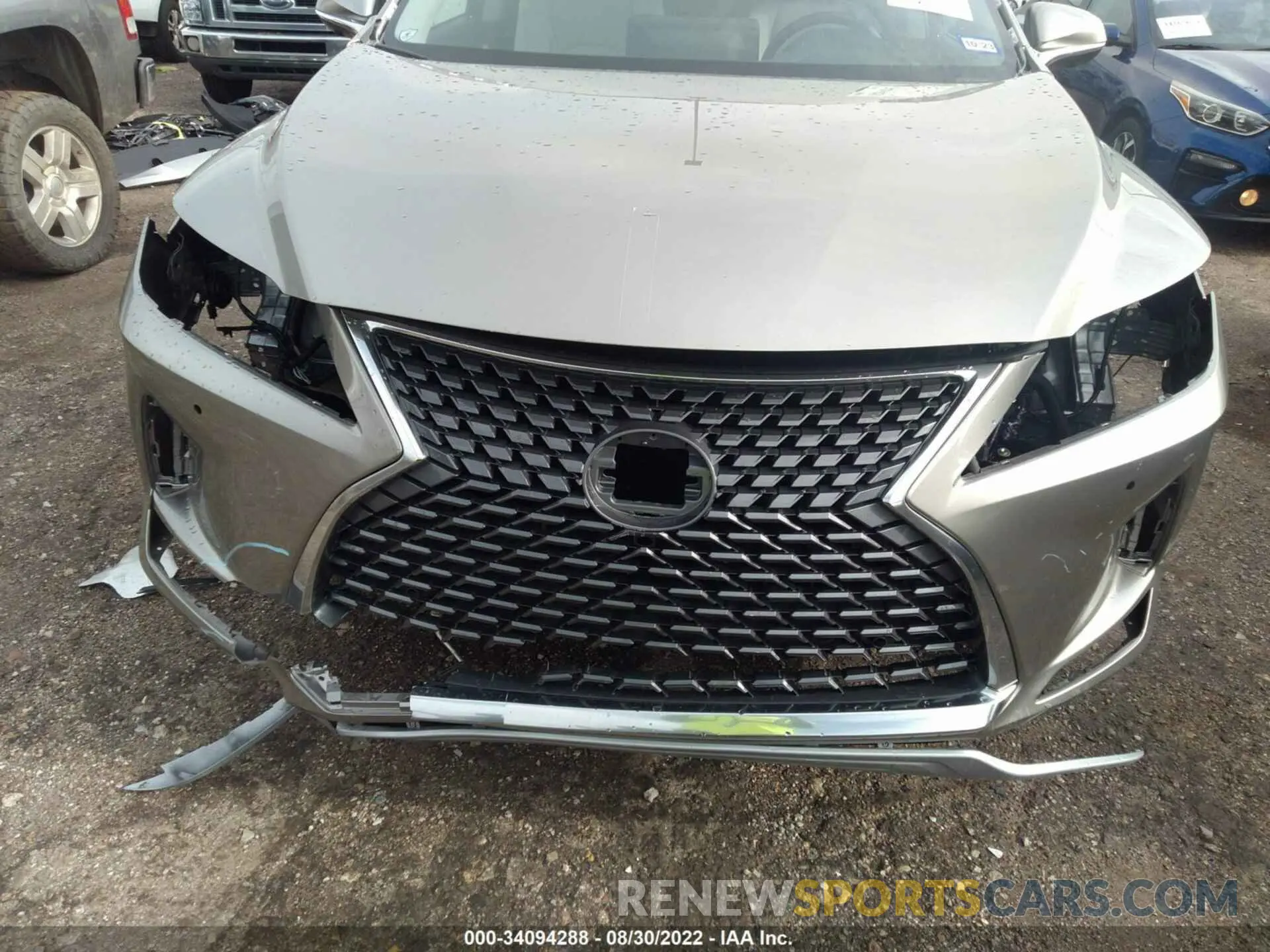 6 fotografías del automóvil dañado 2T2HGMDA1NC074996 LEXUS RX 2022