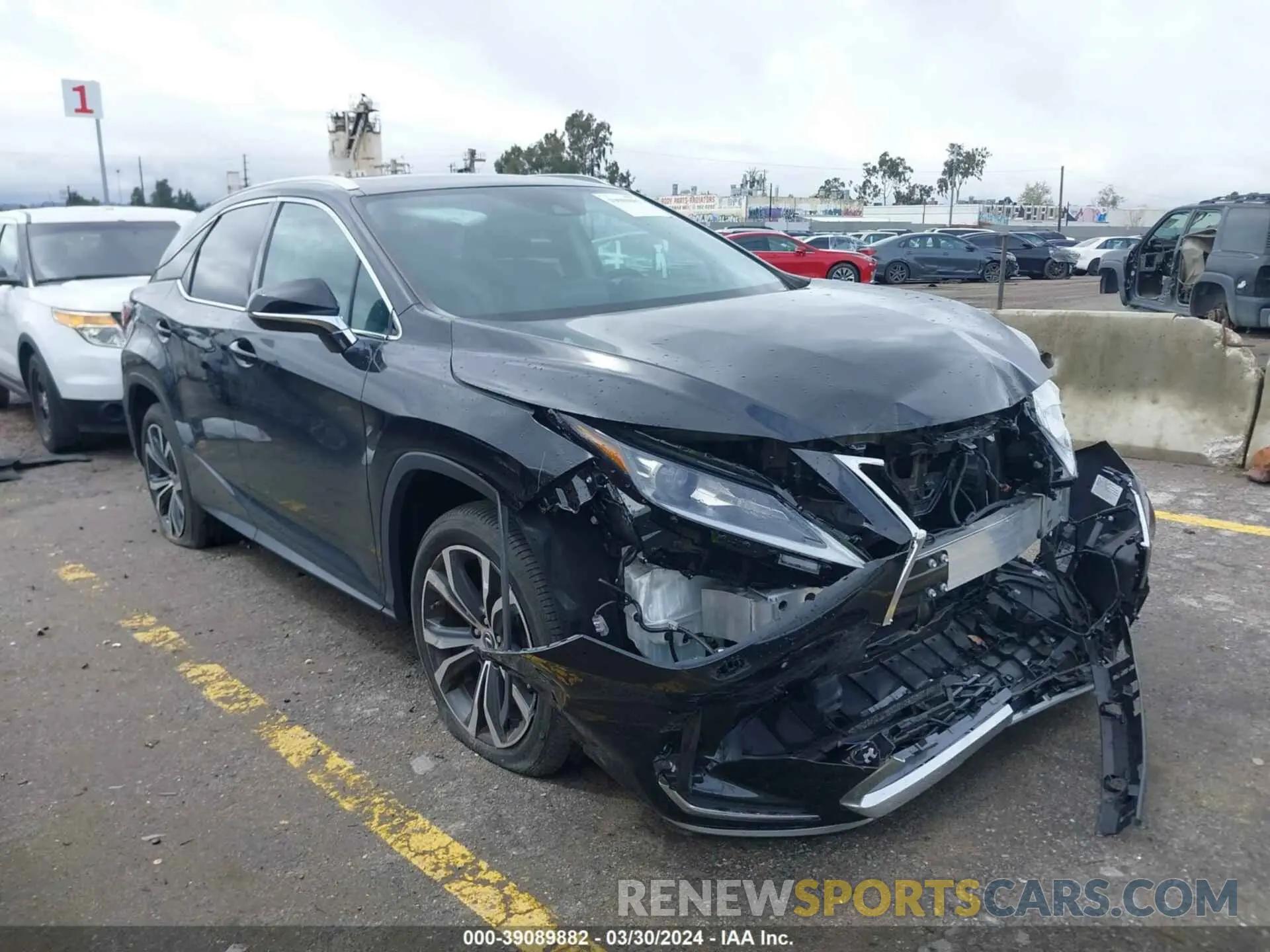 1 fotografías del automóvil dañado 2T2HZMAA7NC219439 LEXUS RX 2022