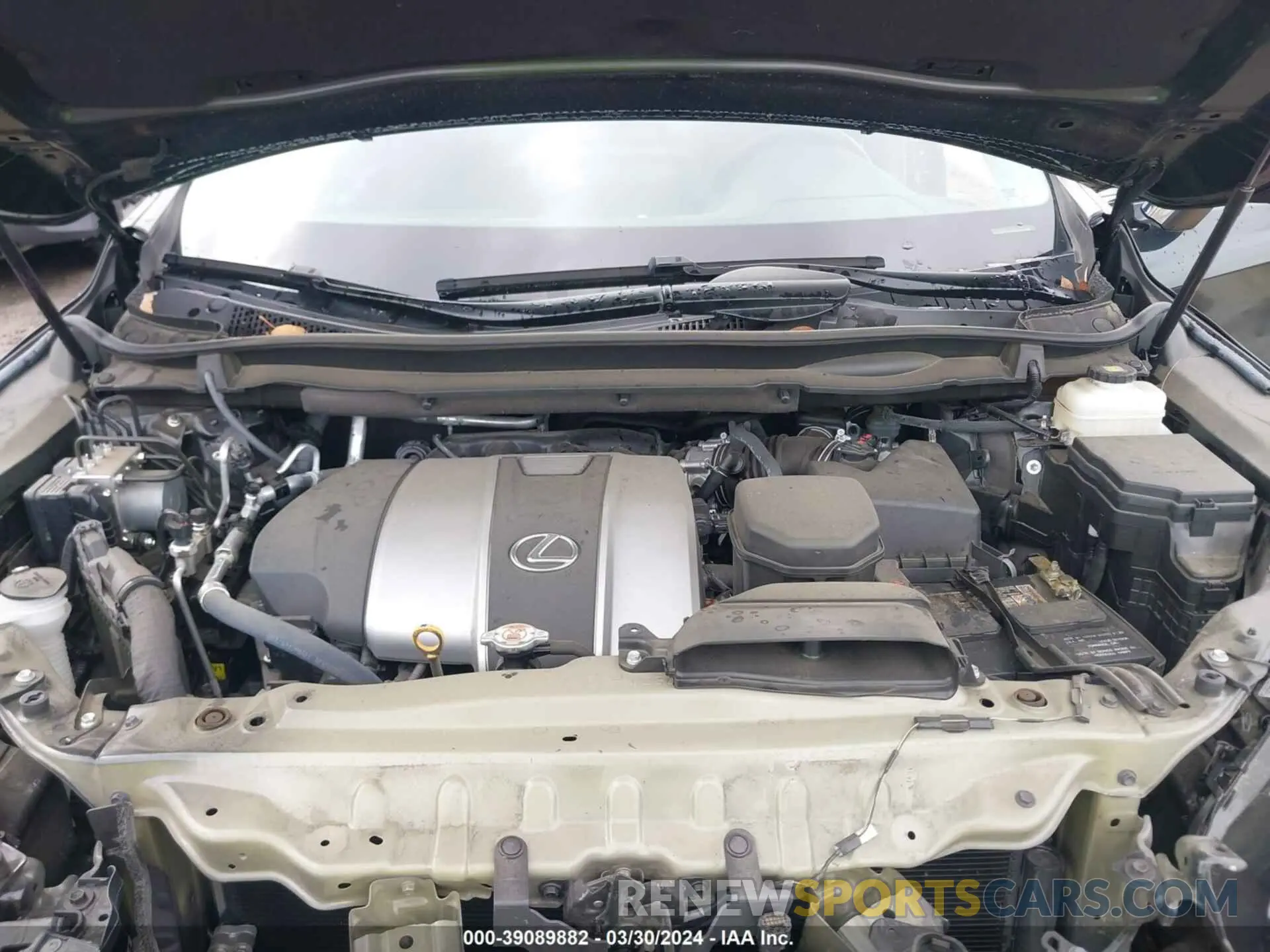 10 fotografías del automóvil dañado 2T2HZMAA7NC219439 LEXUS RX 2022