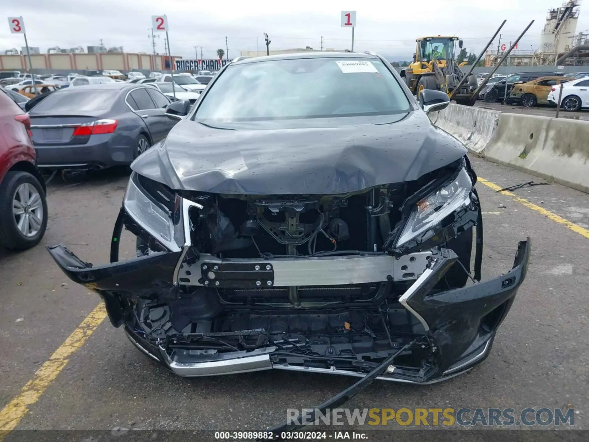 12 fotografías del automóvil dañado 2T2HZMAA7NC219439 LEXUS RX 2022