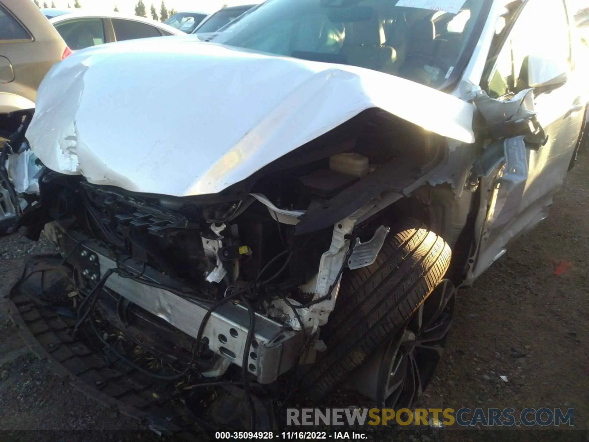 6 fotografías del automóvil dañado 2T2HZMAA8NC227033 LEXUS RX 2022