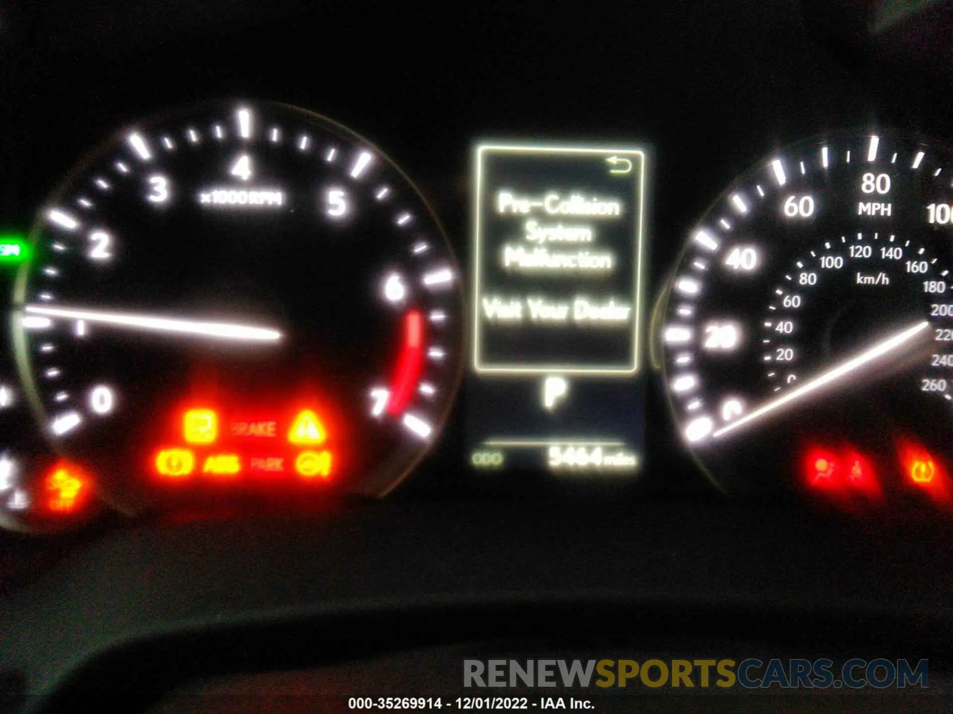7 fotografías del automóvil dañado 2T2HZMDA3NC334602 LEXUS RX 2022