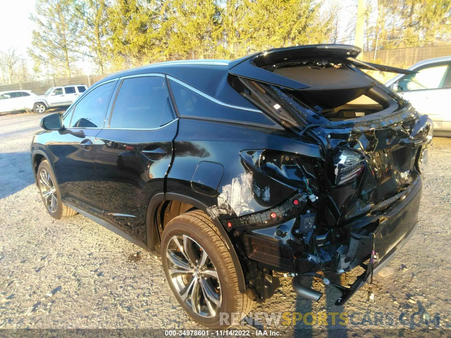 3 fotografías del automóvil dañado 2T2HZMDA3NC362805 LEXUS RX 2022