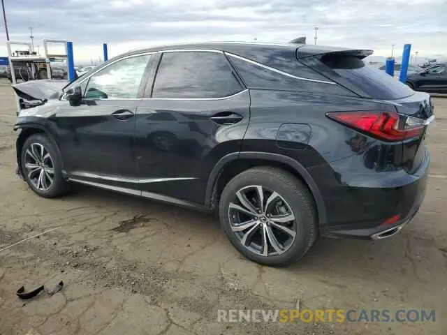 2 fotografías del automóvil dañado 2T2HZMDAXNC328943 LEXUS RX 2022