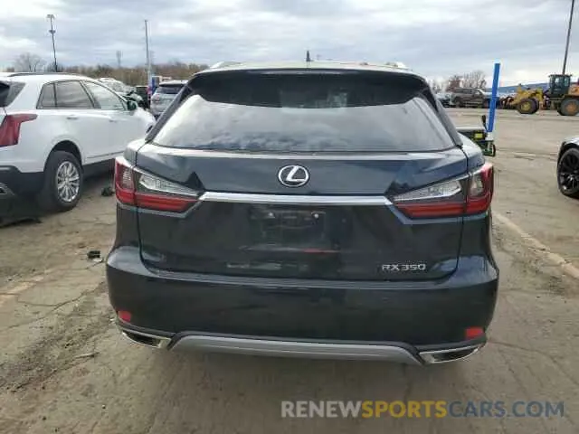 6 fotografías del automóvil dañado 2T2HZMDAXNC328943 LEXUS RX 2022