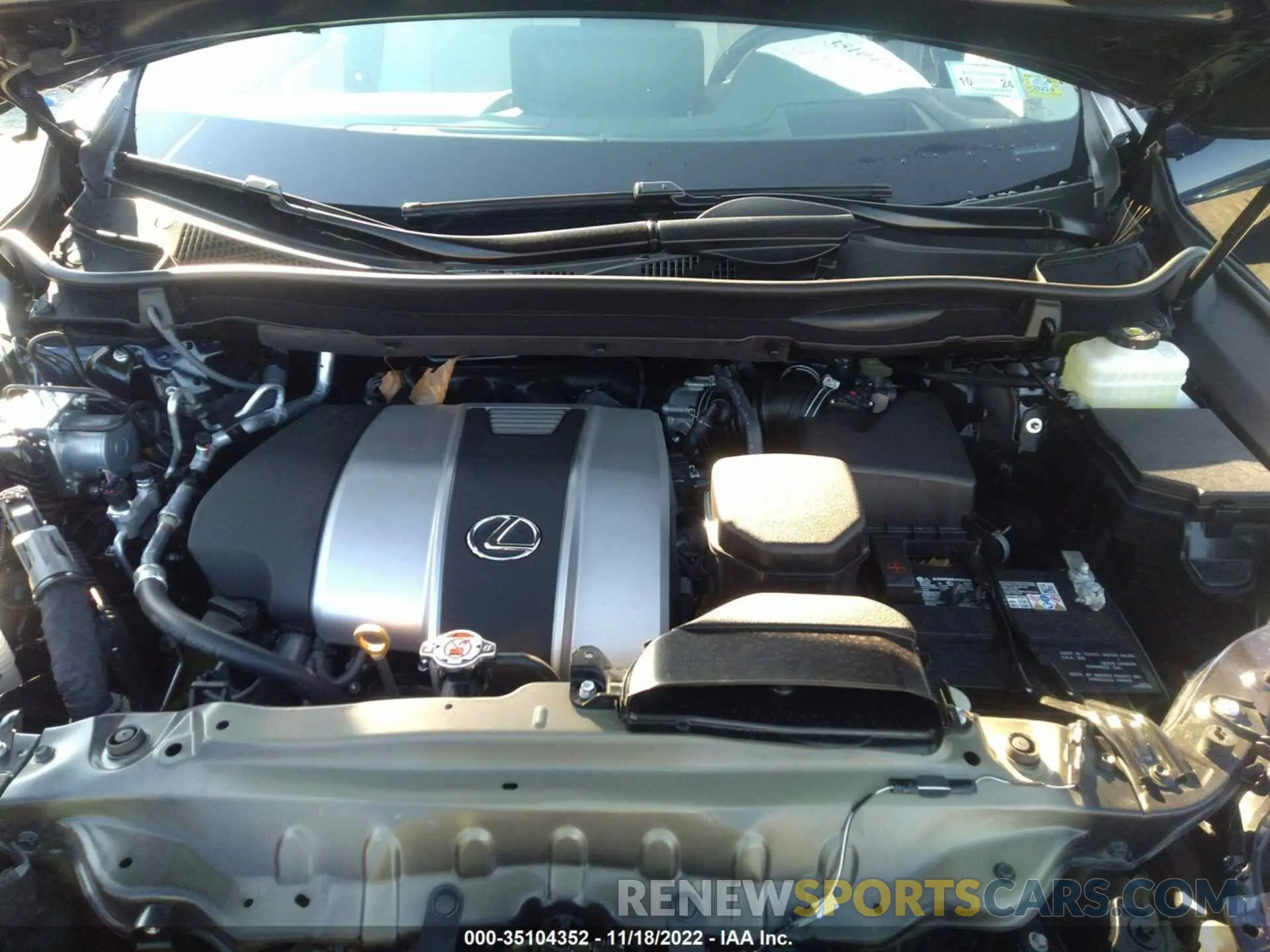 10 fotografías del automóvil dañado 2T2JZMDA7NC364977 LEXUS RX 2022