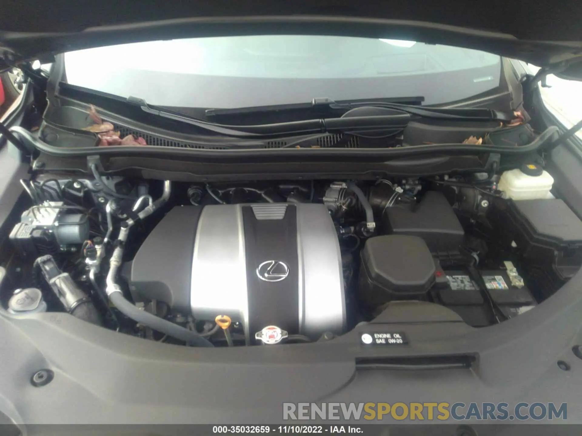 10 fotografías del automóvil dañado 2T2YZMDA3NC321736 LEXUS RX 2022