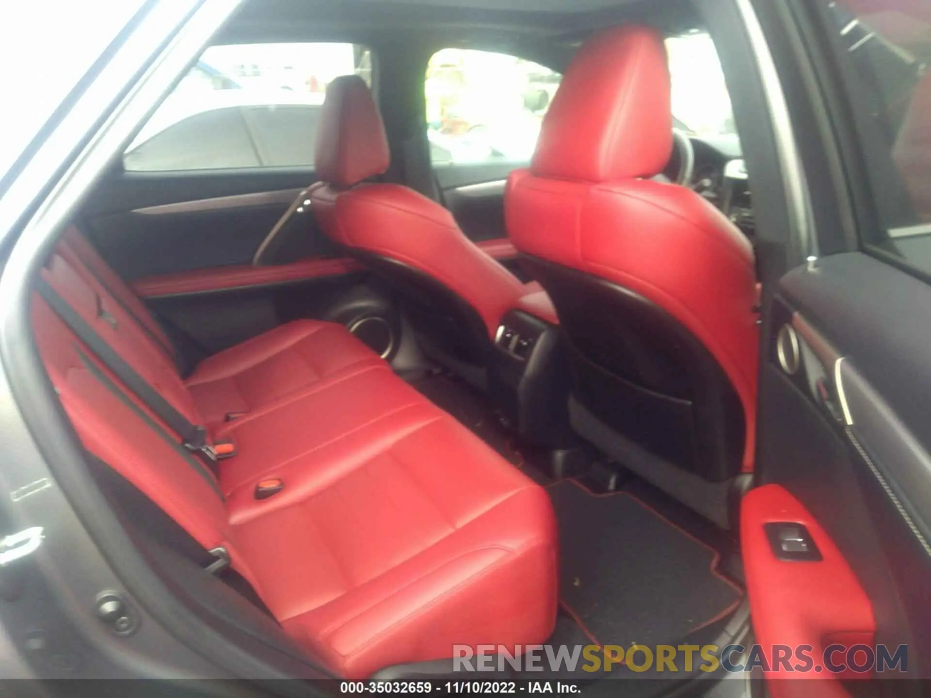 8 fotografías del automóvil dañado 2T2YZMDA3NC321736 LEXUS RX 2022