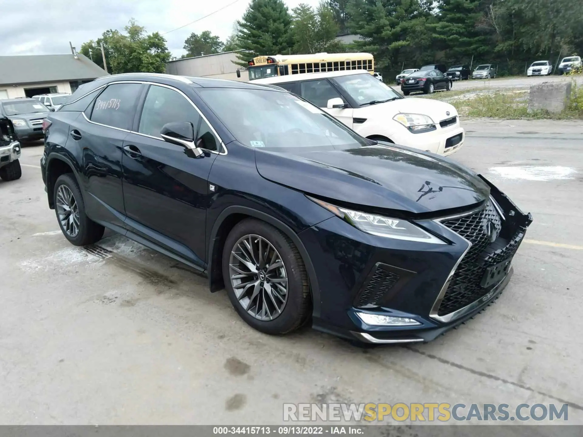1 fotografías del automóvil dañado 2T2YZMDA3NC350931 LEXUS RX 2022