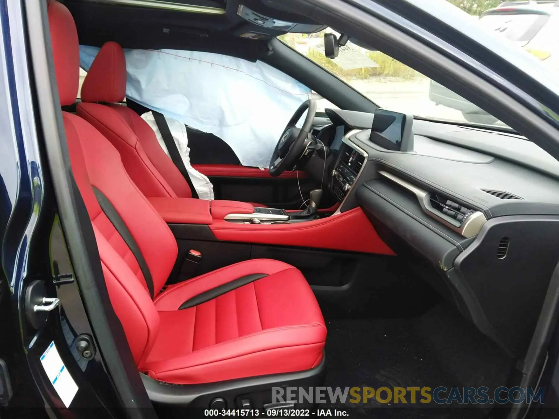 5 fotografías del automóvil dañado 2T2YZMDA3NC350931 LEXUS RX 2022