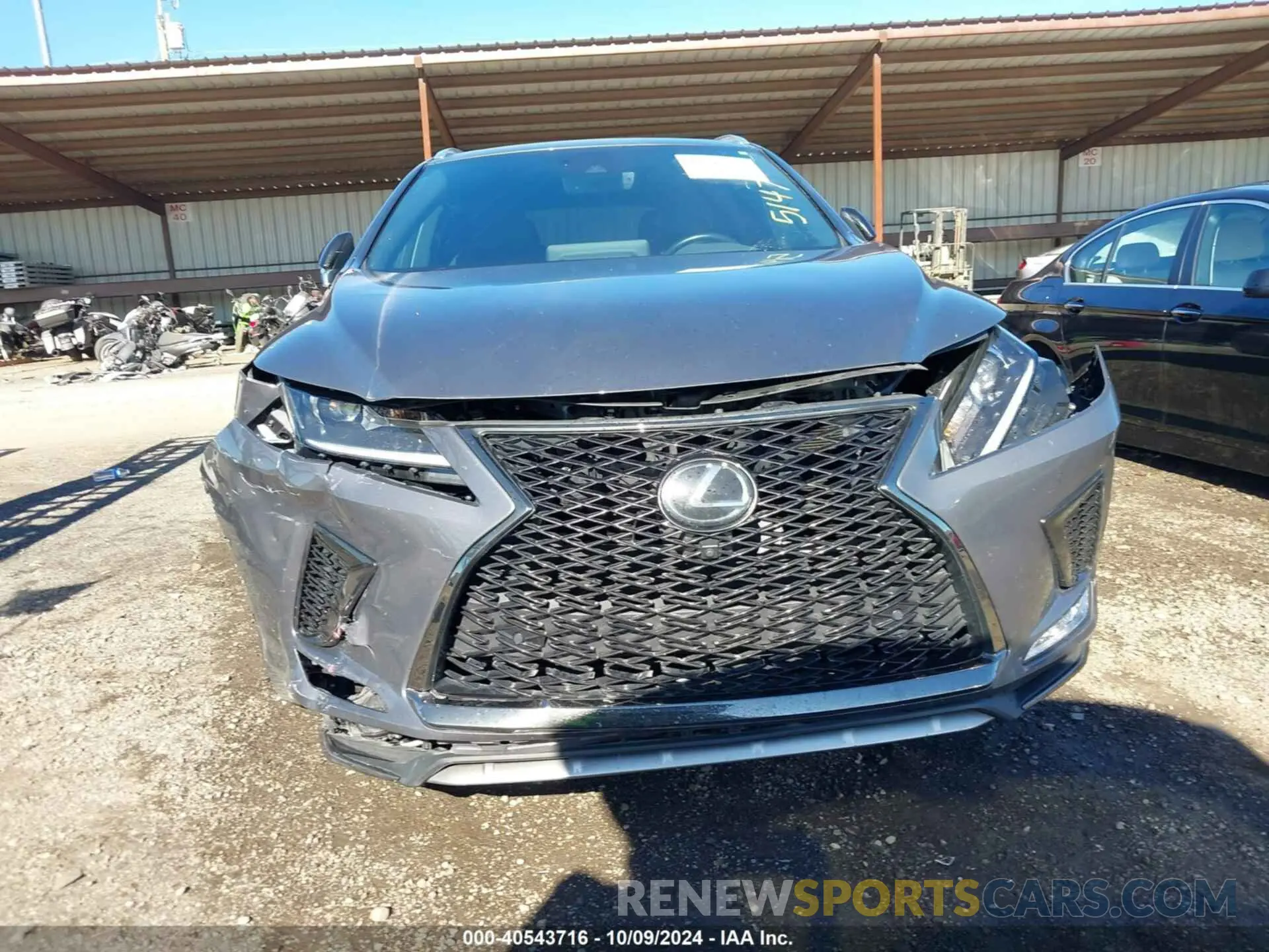 13 fotografías del automóvil dañado 2T2YZMDA5NC345147 LEXUS RX 2022
