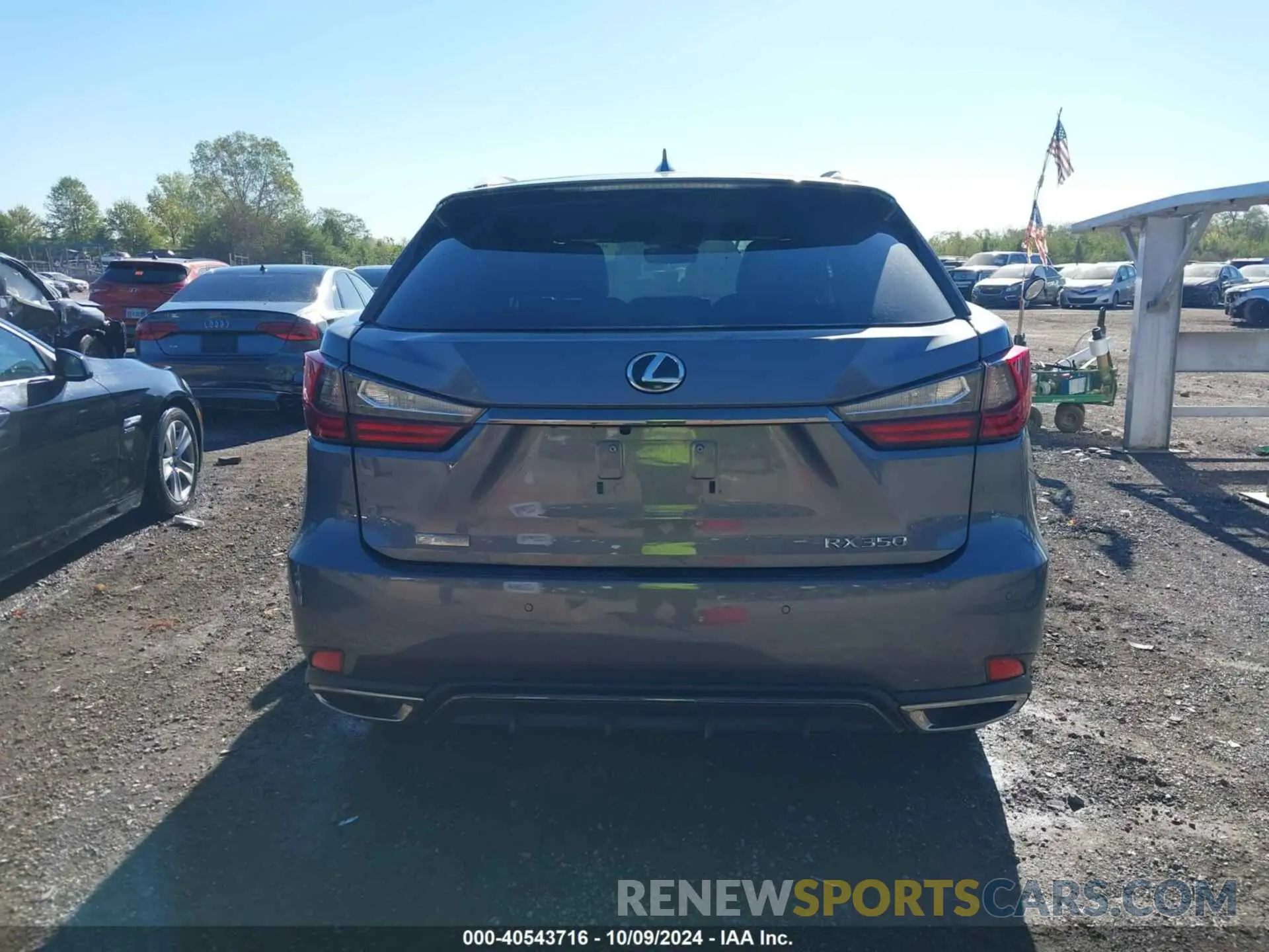17 fotografías del automóvil dañado 2T2YZMDA5NC345147 LEXUS RX 2022