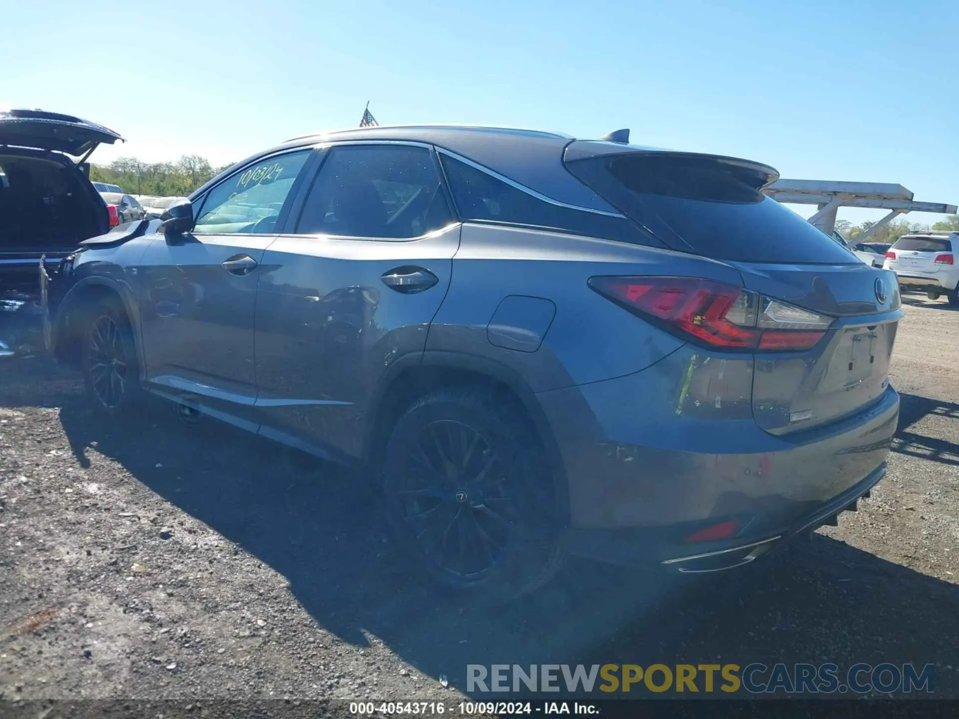 3 fotografías del automóvil dañado 2T2YZMDA5NC345147 LEXUS RX 2022