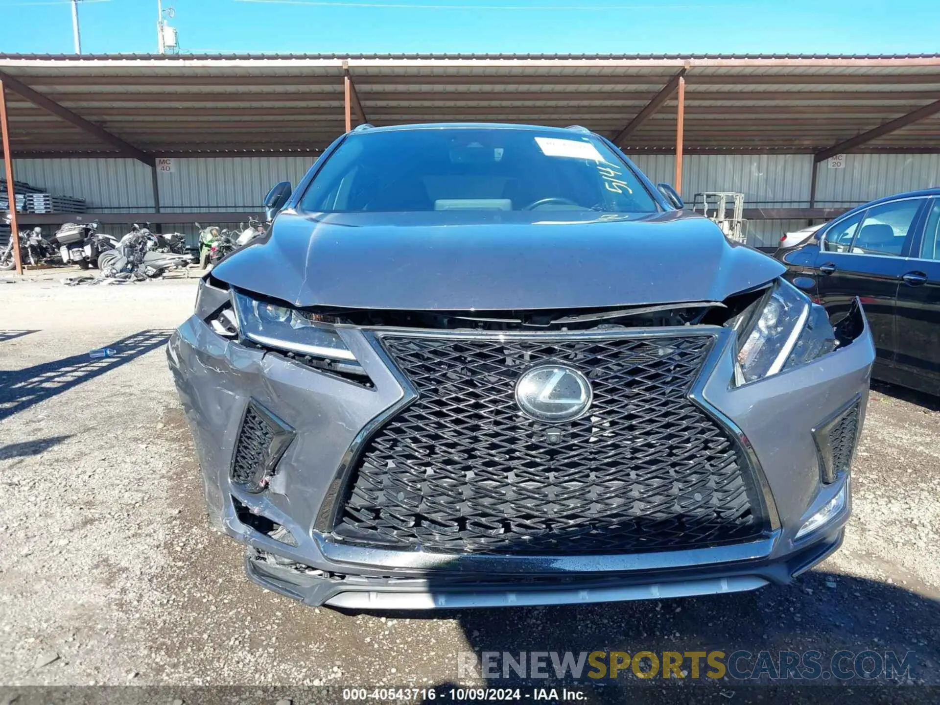 6 fotografías del automóvil dañado 2T2YZMDA5NC345147 LEXUS RX 2022
