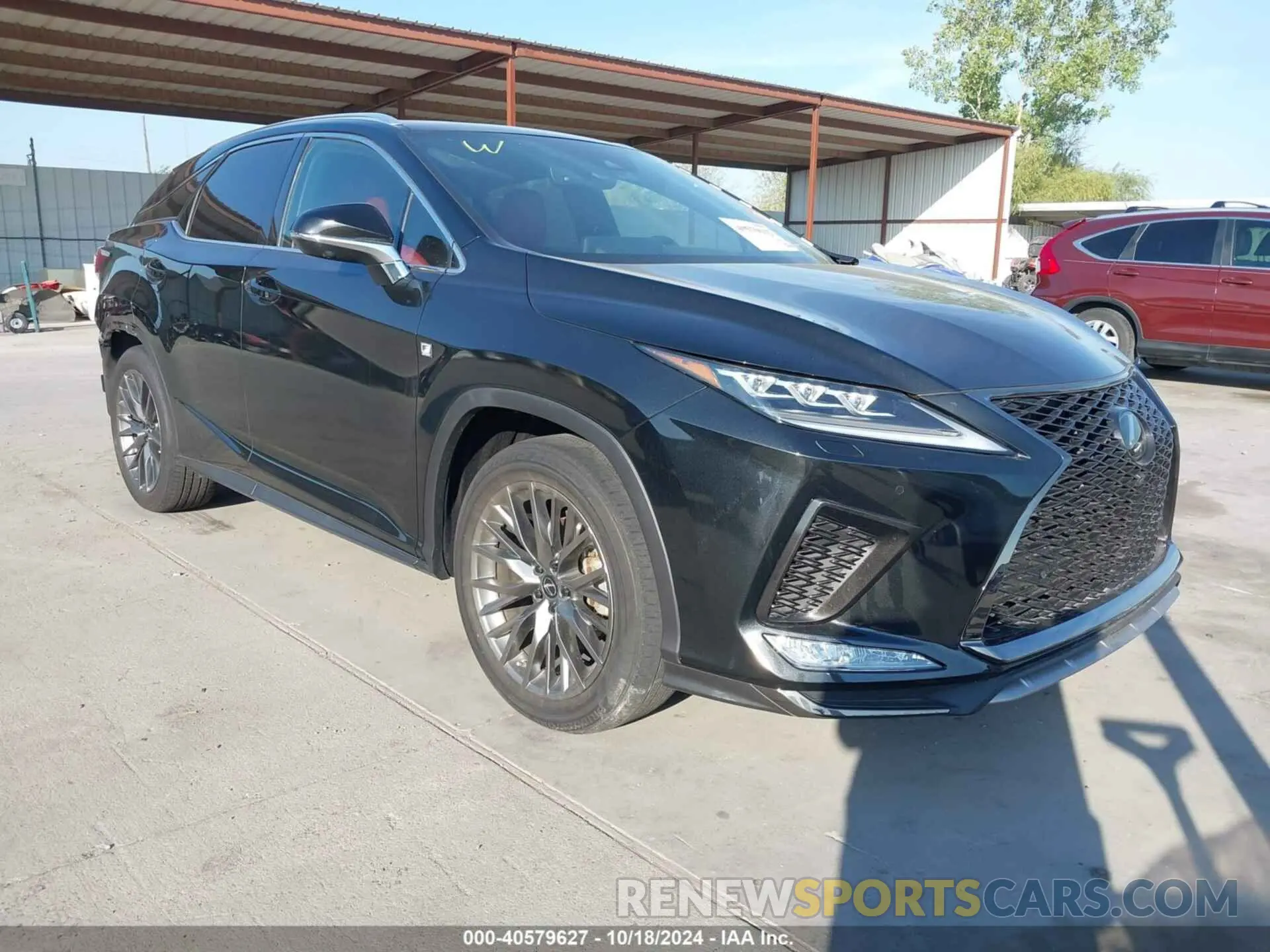 1 fotografías del automóvil dañado 2T2YZMDA8NC327130 LEXUS RX 2022