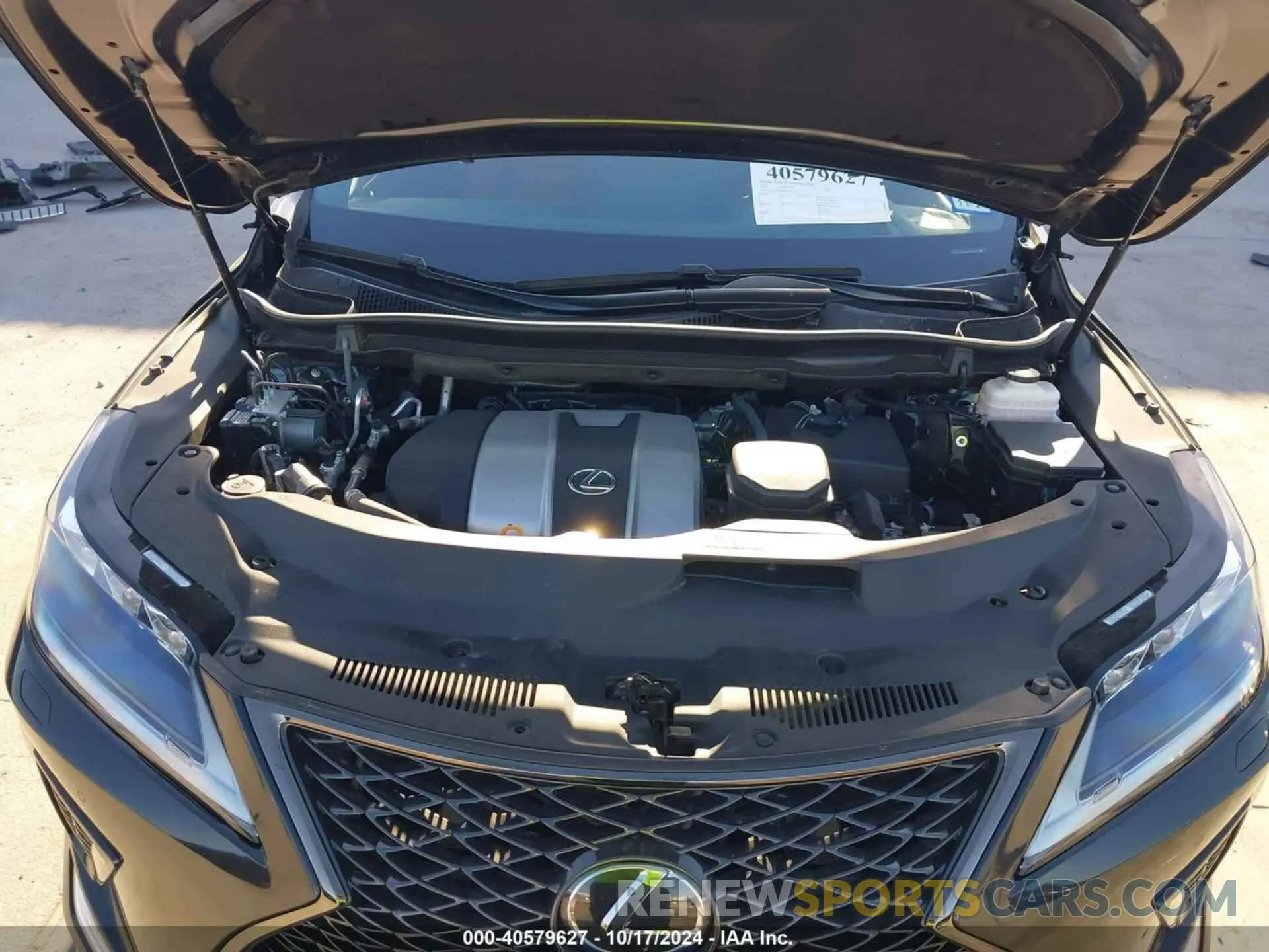 10 fotografías del automóvil dañado 2T2YZMDA8NC327130 LEXUS RX 2022