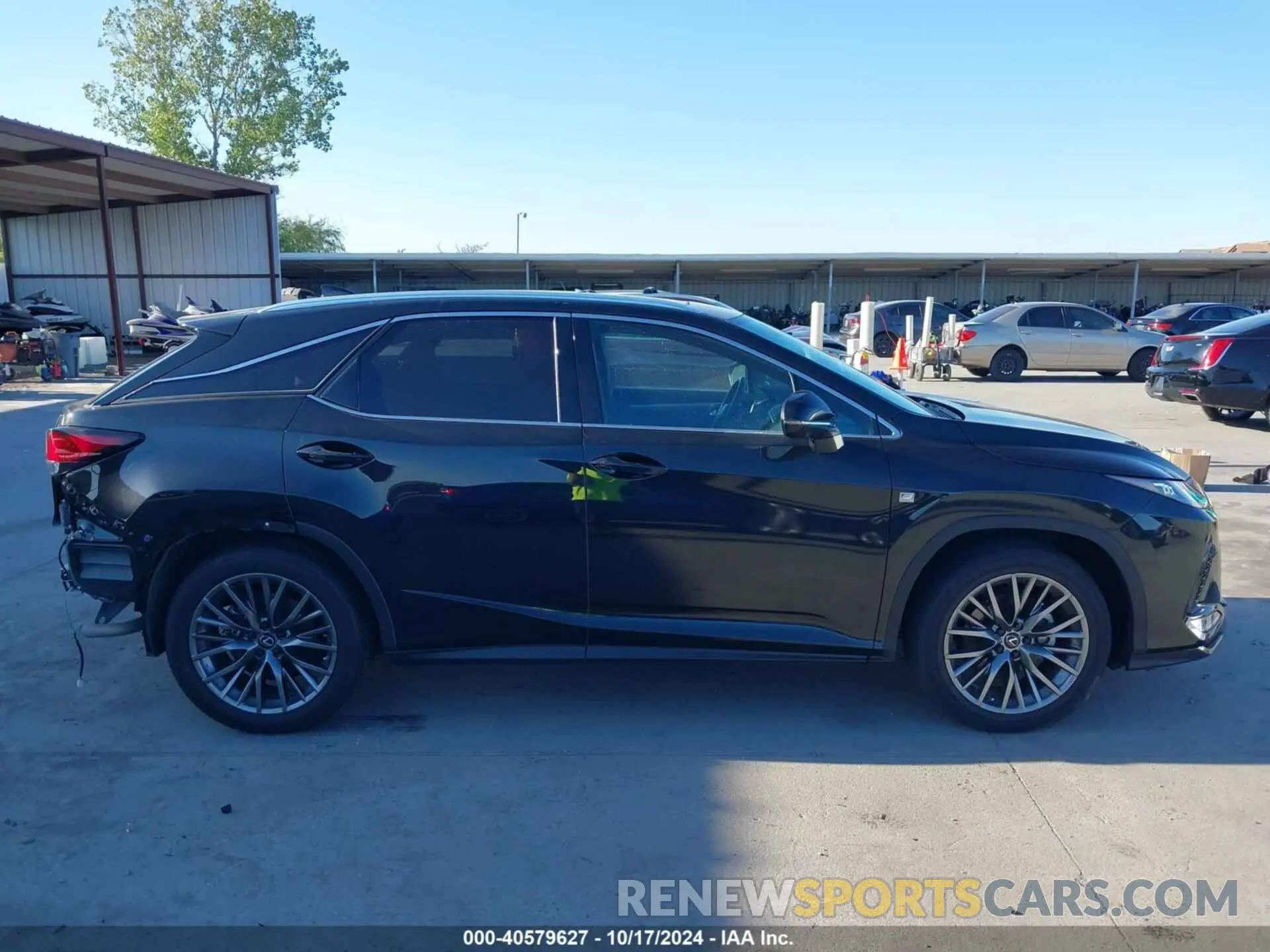 14 fotografías del automóvil dañado 2T2YZMDA8NC327130 LEXUS RX 2022