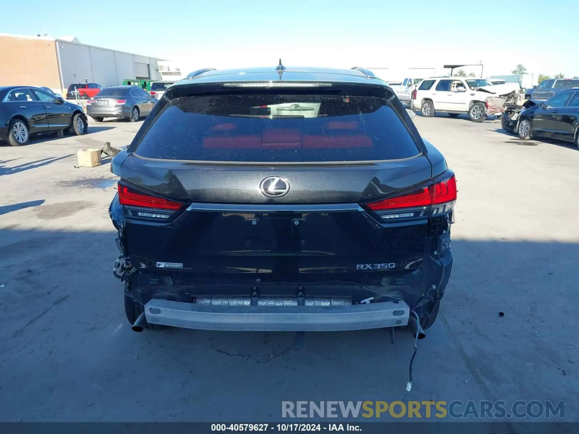 17 fotografías del automóvil dañado 2T2YZMDA8NC327130 LEXUS RX 2022