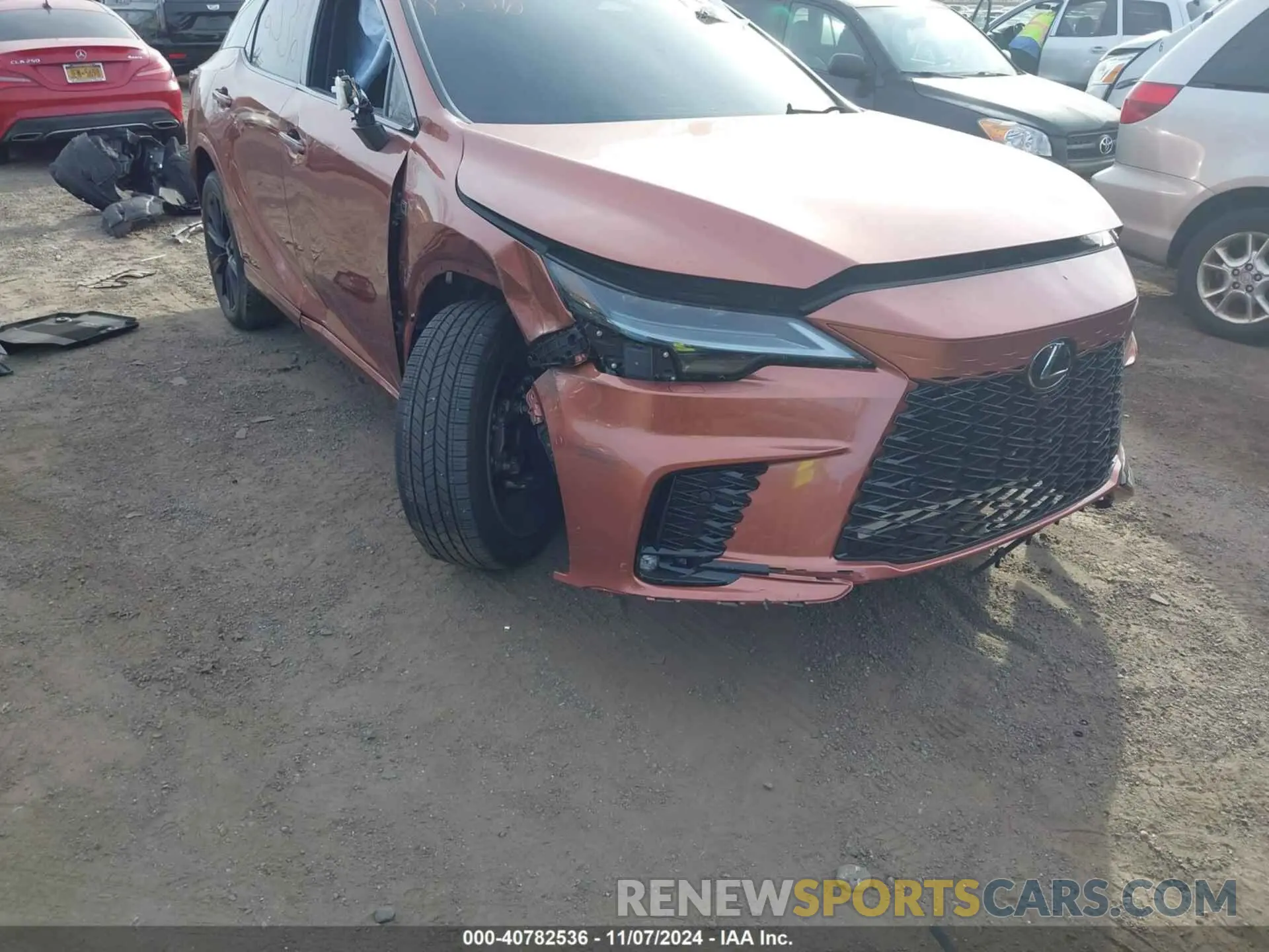 1 fotografías del automóvil dañado 2T2BCMEA5PC010074 LEXUS RX 2023