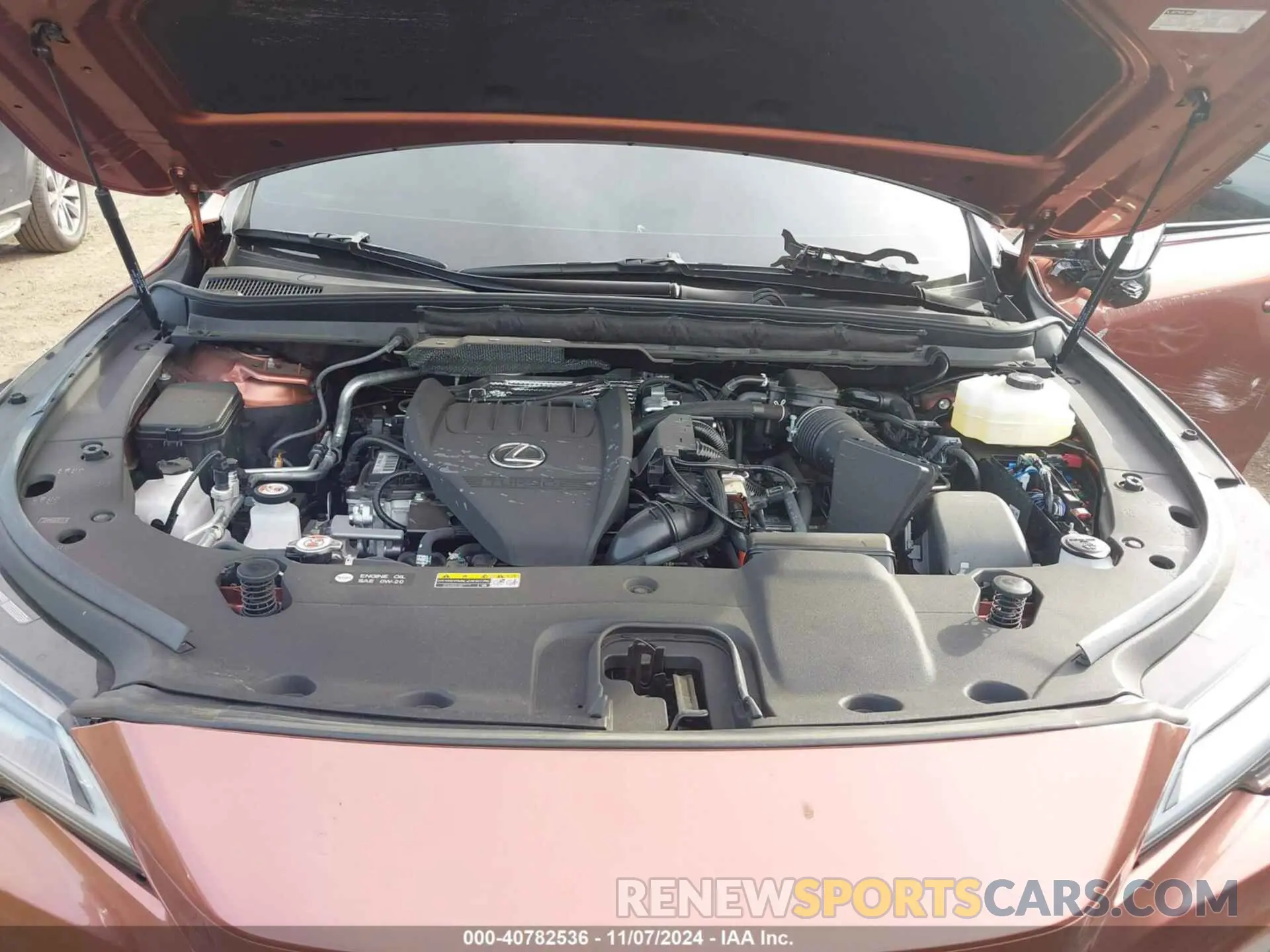10 fotografías del automóvil dañado 2T2BCMEA5PC010074 LEXUS RX 2023