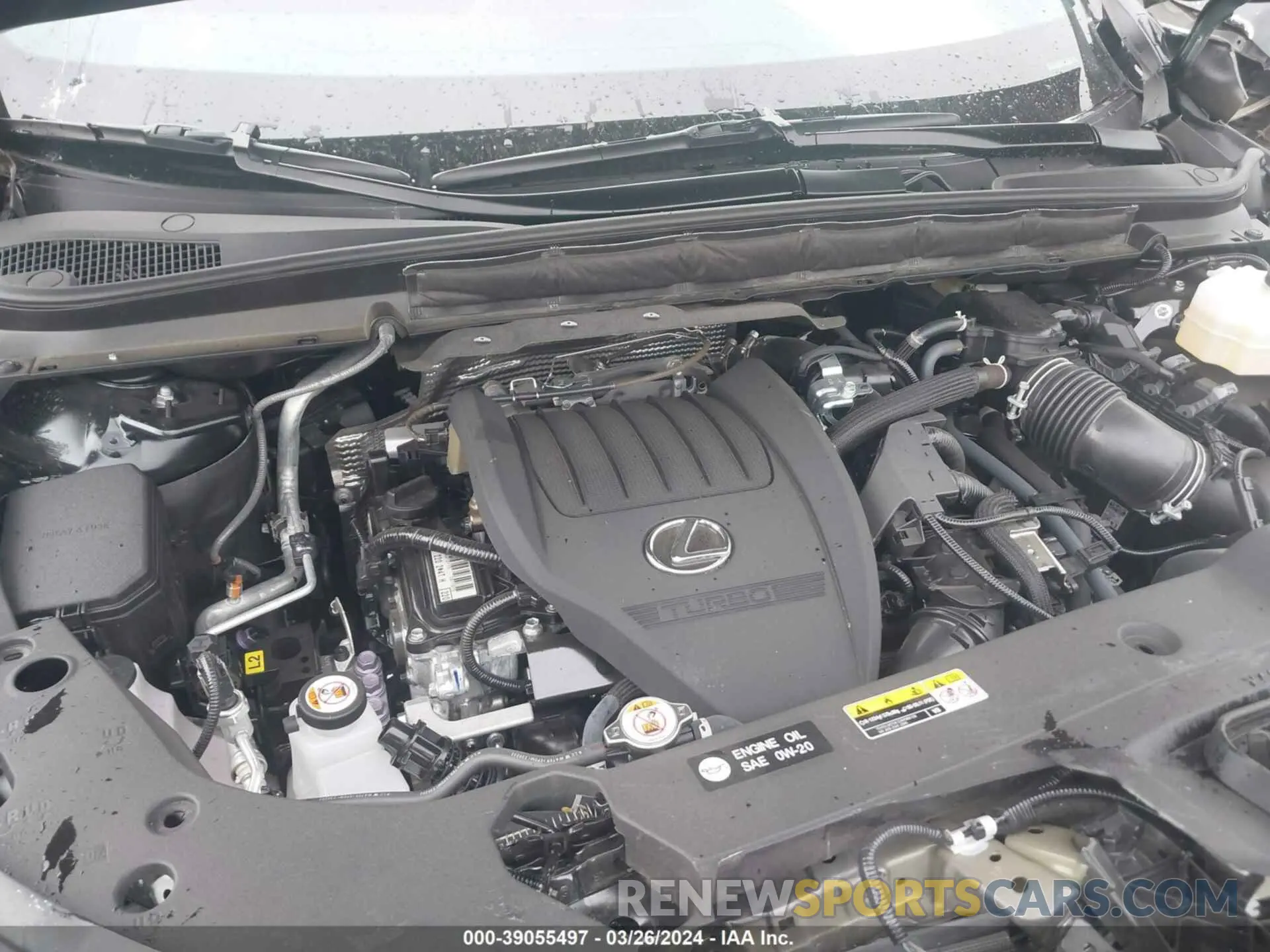 10 fotografías del automóvil dañado 2T2BCMEA7PC007323 LEXUS RX 2023