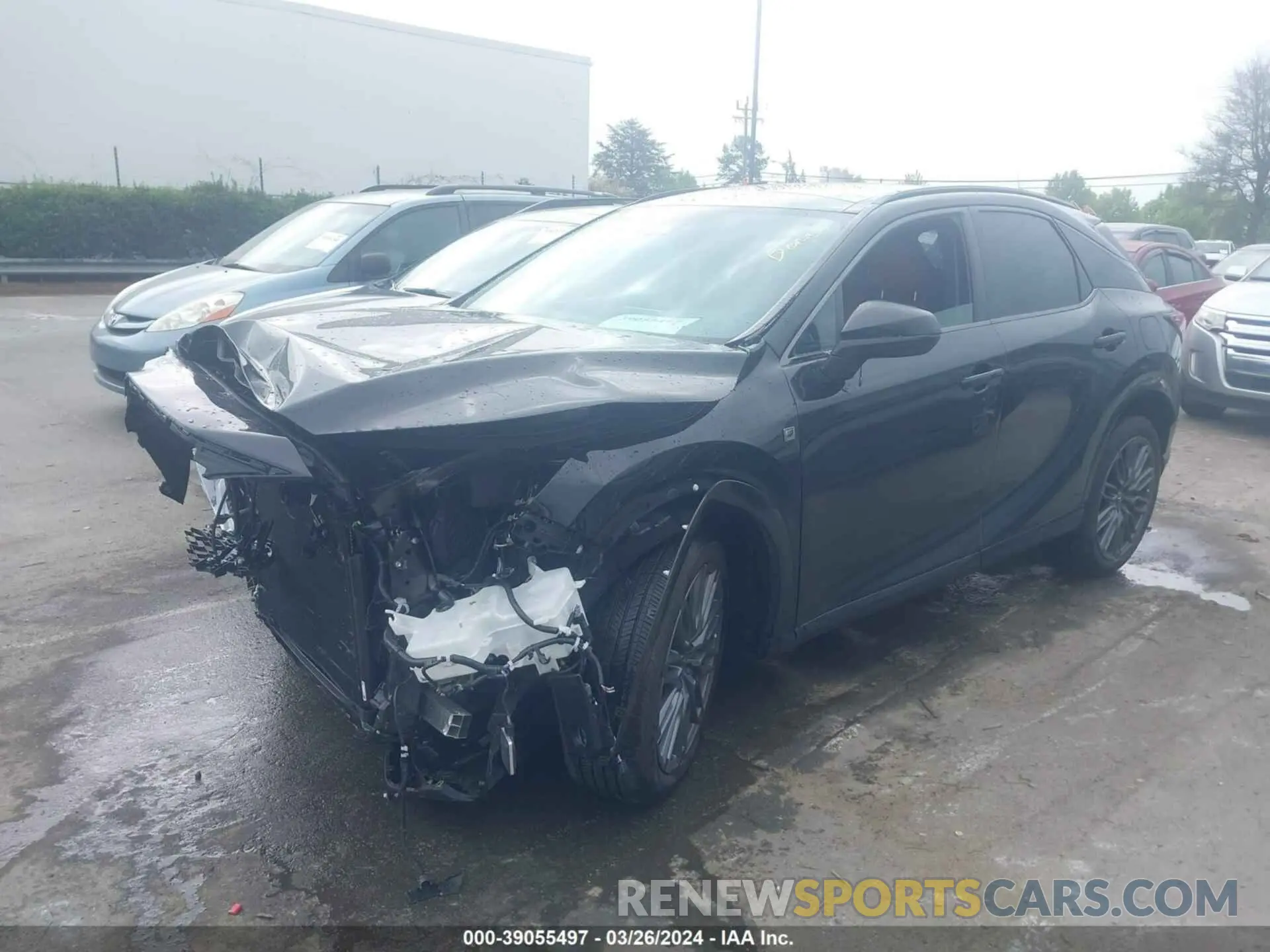 2 fotografías del automóvil dañado 2T2BCMEA7PC007323 LEXUS RX 2023
