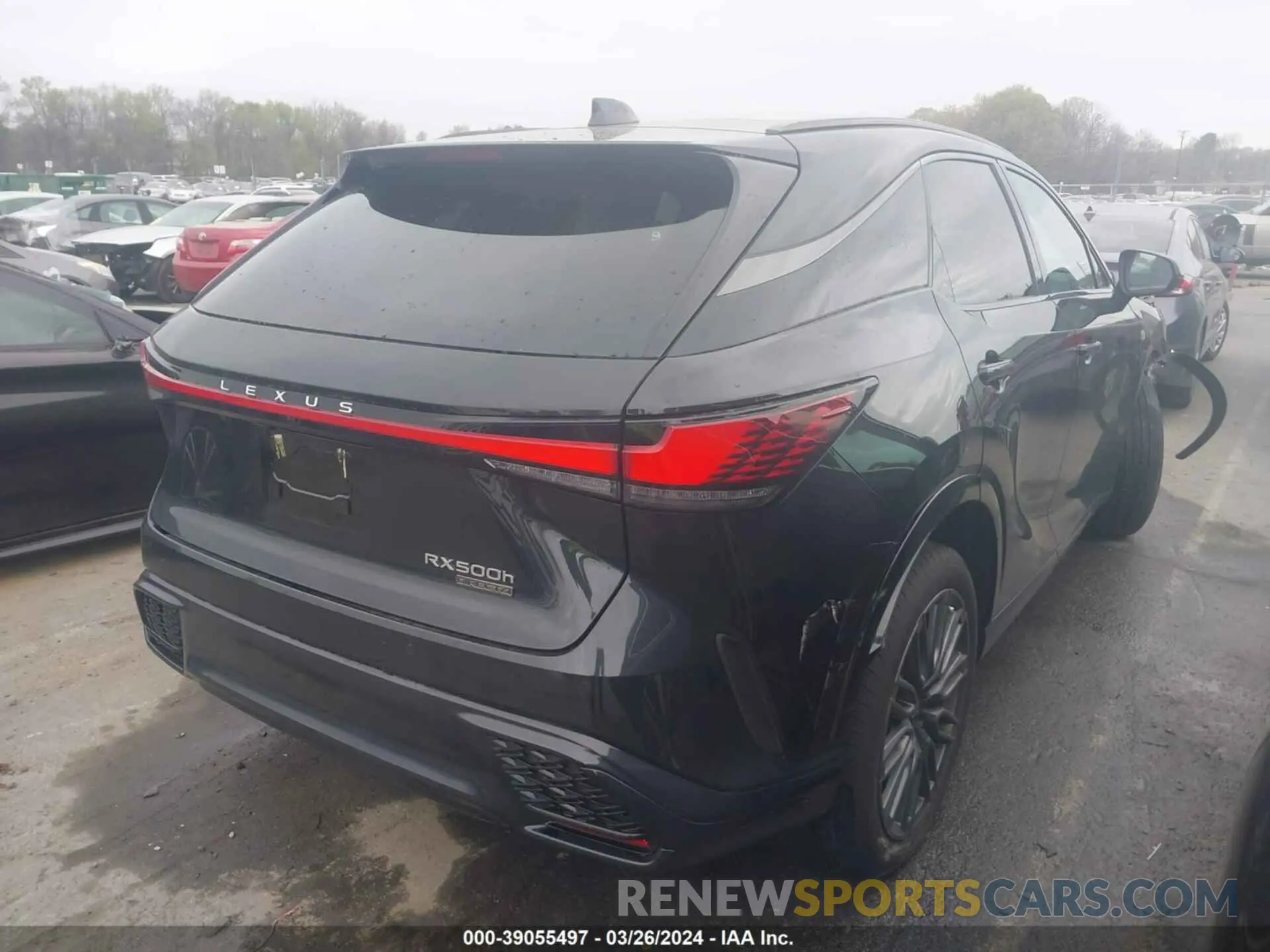 4 fotografías del automóvil dañado 2T2BCMEA7PC007323 LEXUS RX 2023