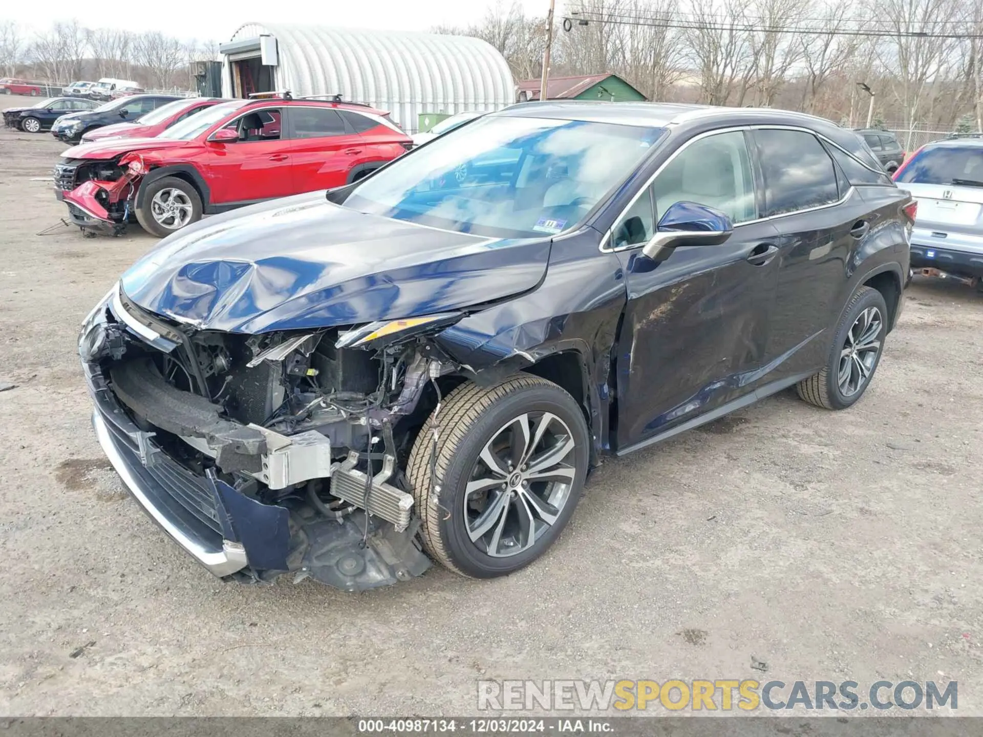 2 fotografías del automóvil dañado 2T2BZMCA1KC191930 LEXUS RX 350 2019