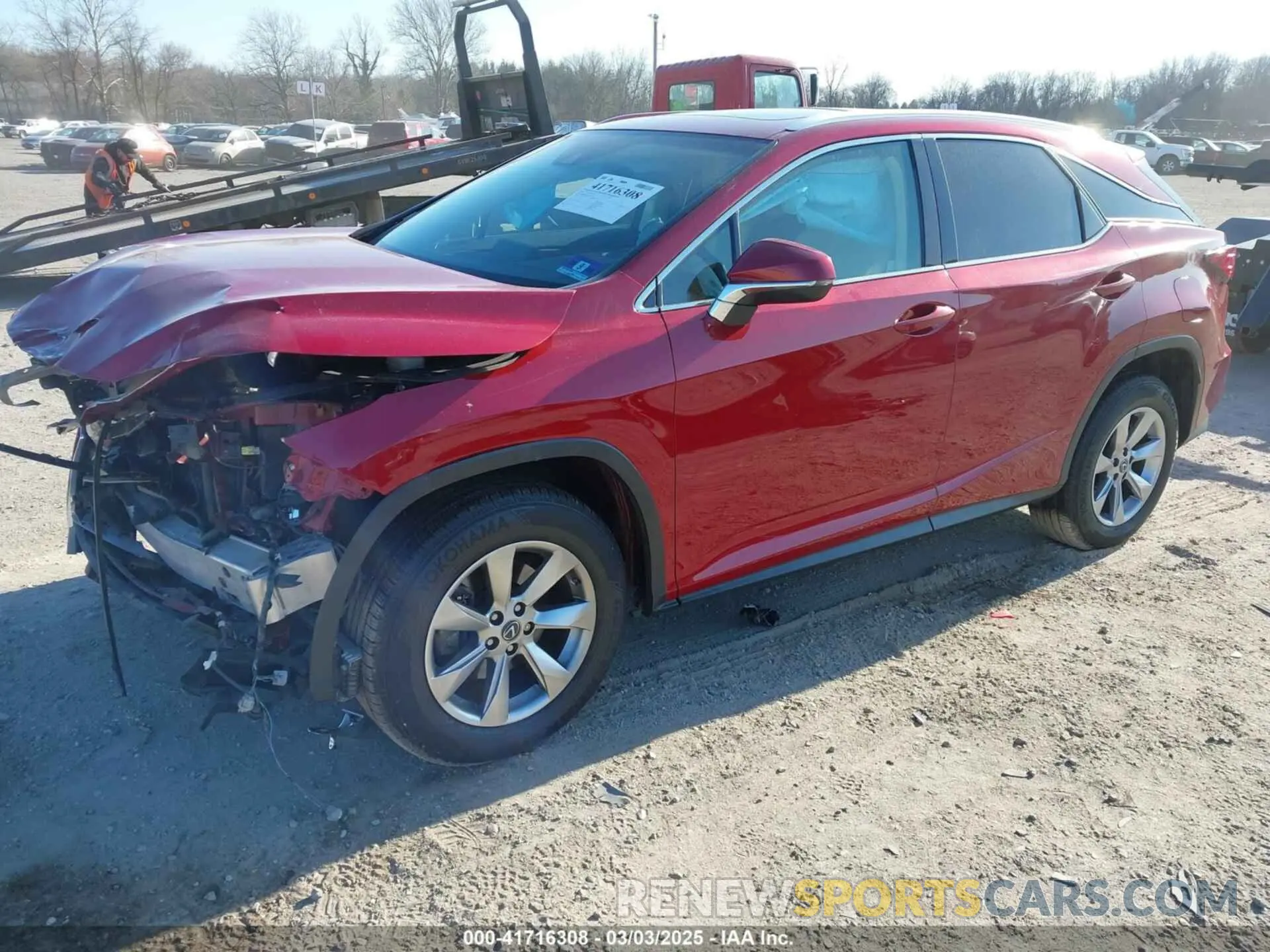 2 fotografías del automóvil dañado 2T2BZMCA2KC200778 LEXUS RX 350 2019