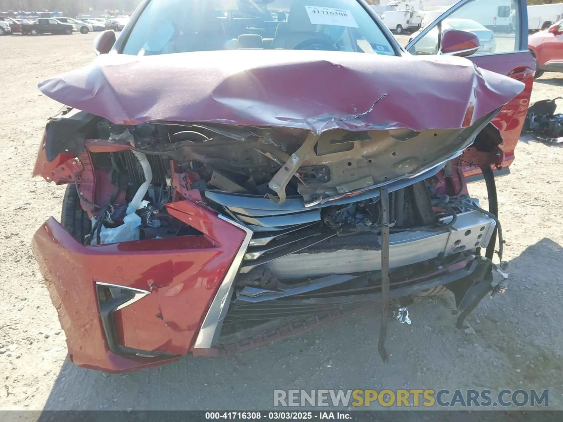 6 fotografías del automóvil dañado 2T2BZMCA2KC200778 LEXUS RX 350 2019