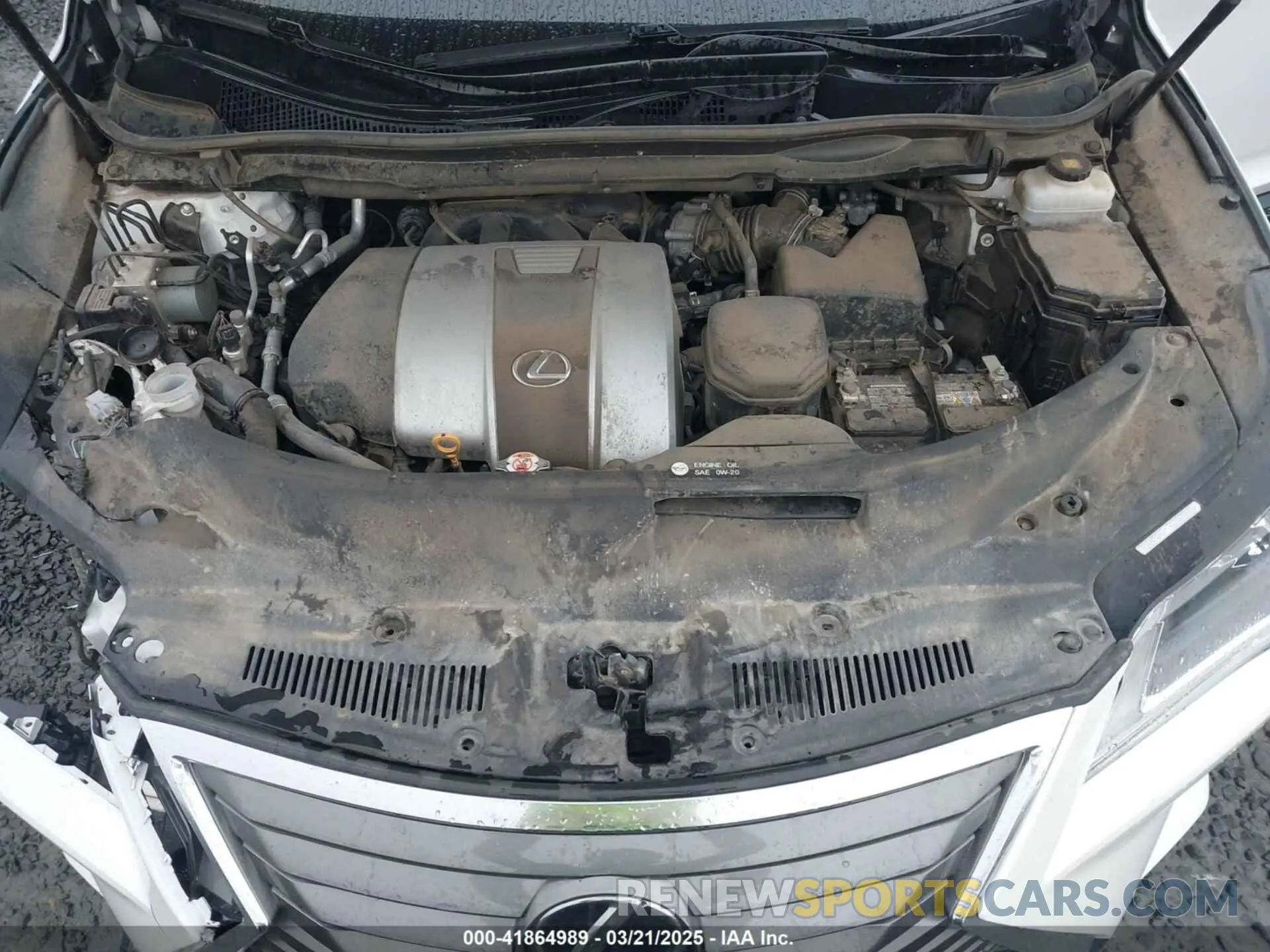 10 fotografías del automóvil dañado 2T2BZMCA6KC203781 LEXUS RX 350 2019