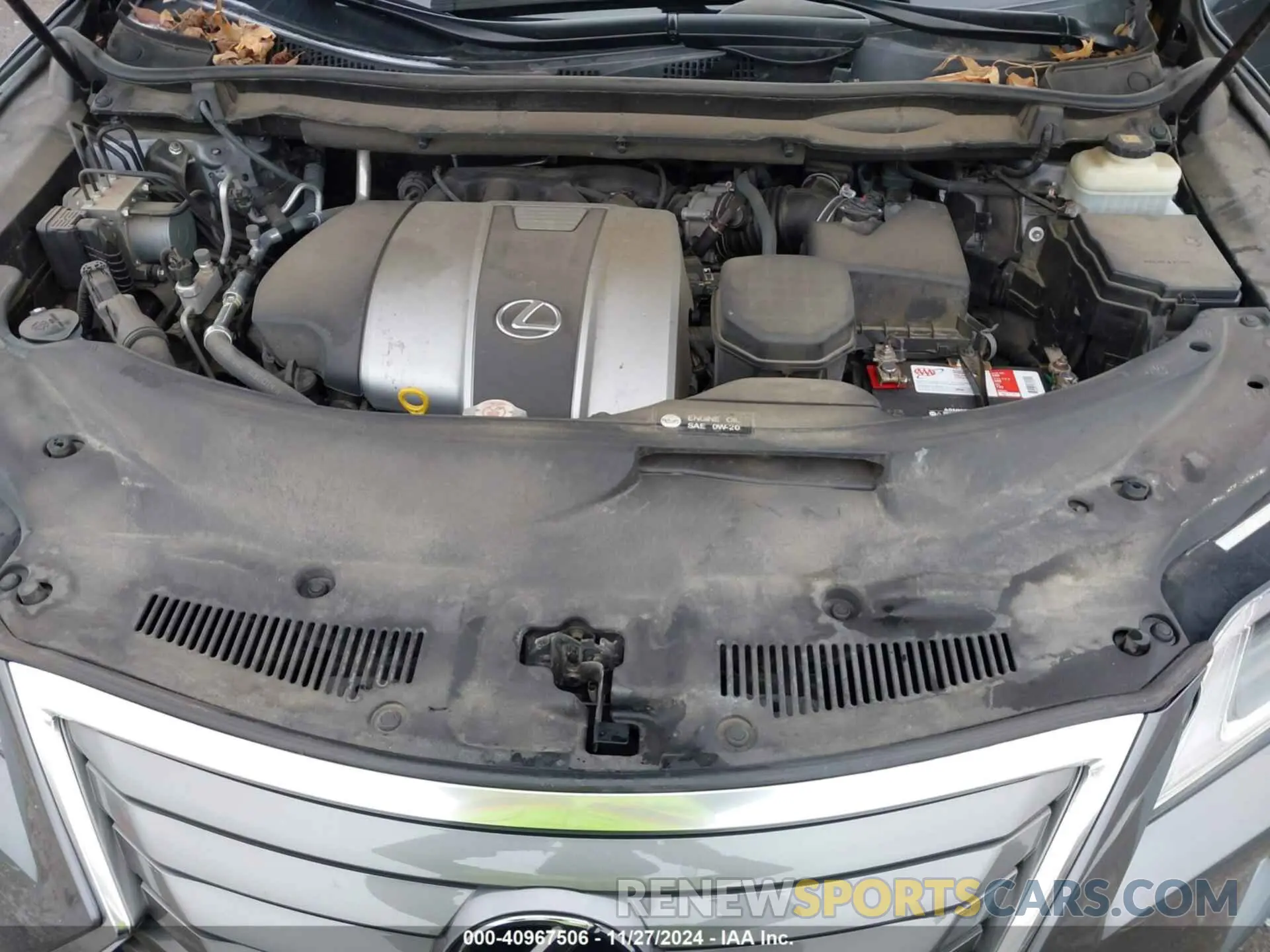 10 fotografías del automóvil dañado 2T2BZMCA7KC172167 LEXUS RX 350 2019