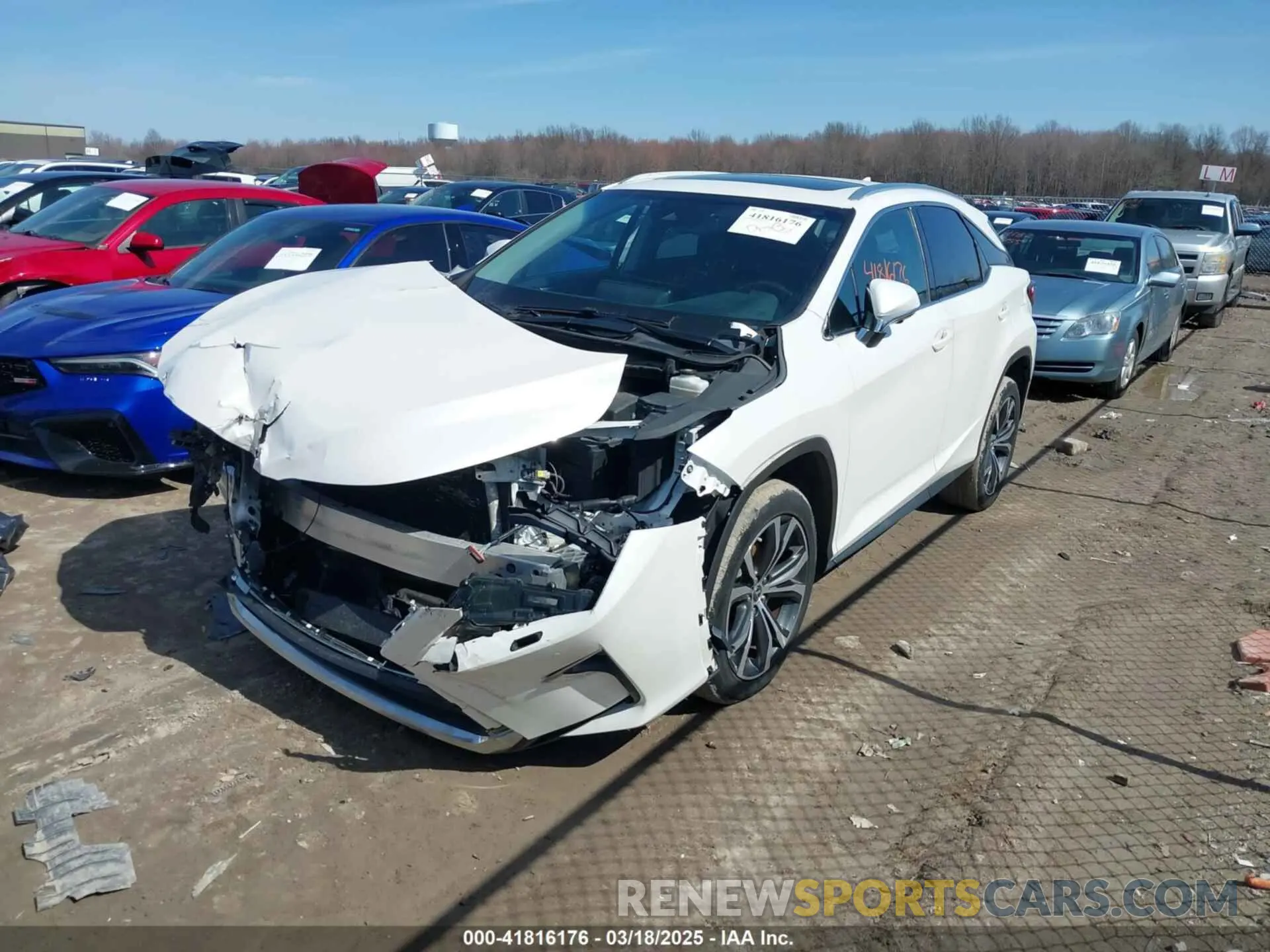 2 fotografías del automóvil dañado 2T2BZMCA7KC175473 LEXUS RX 350 2019