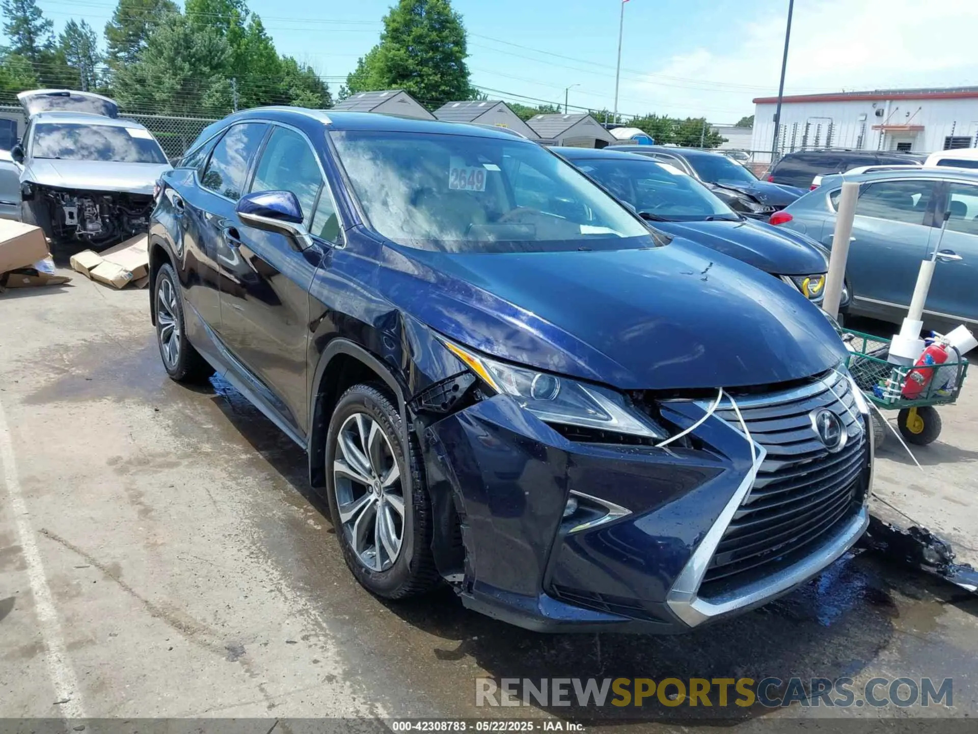 1 fotografías del automóvil dañado 2T2BZMCAXKC185818 LEXUS RX 350 2019
