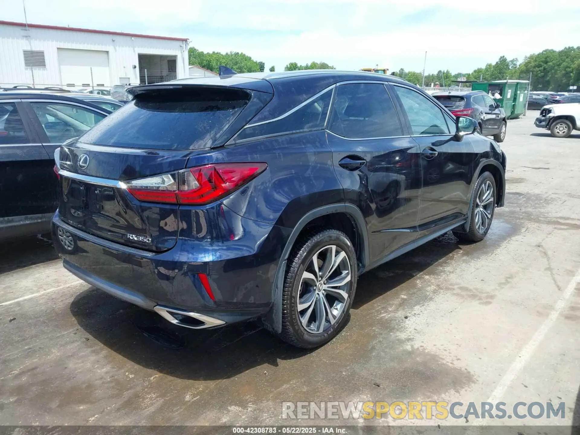 4 fotografías del automóvil dañado 2T2BZMCAXKC185818 LEXUS RX 350 2019