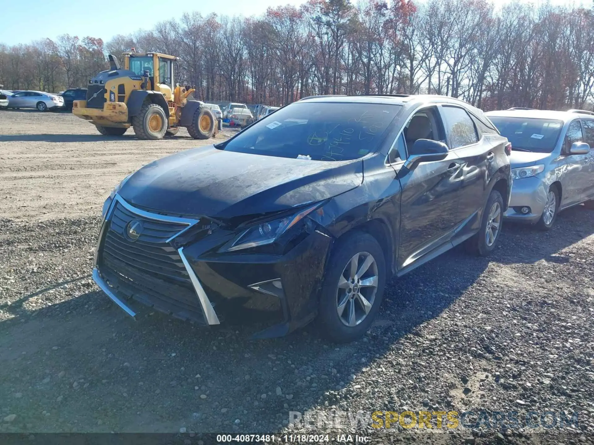 2 fotografías del automóvil dañado 2T2BZMCAXKC190288 LEXUS RX 350 2019