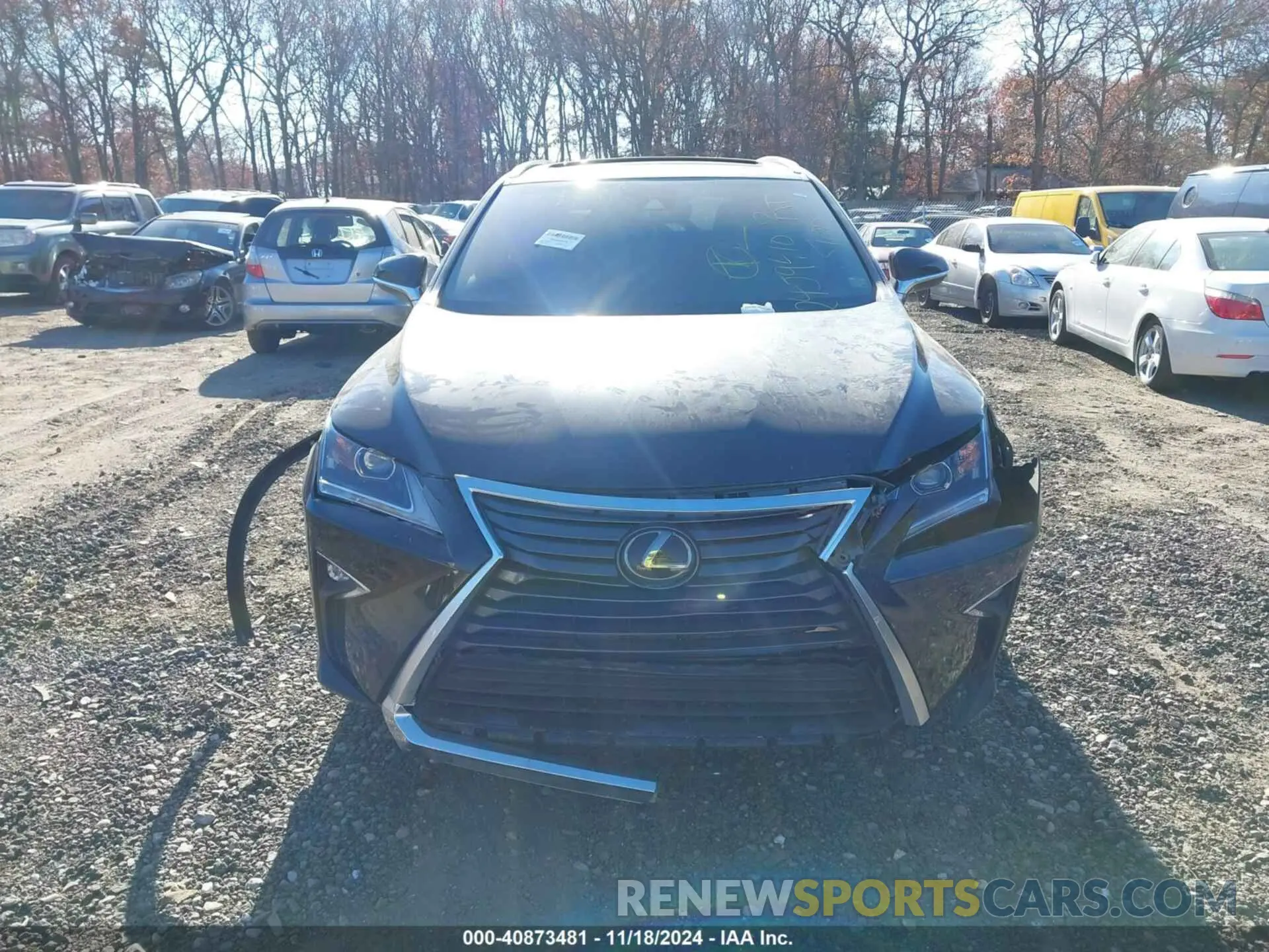 6 fotografías del automóvil dañado 2T2BZMCAXKC190288 LEXUS RX 350 2019