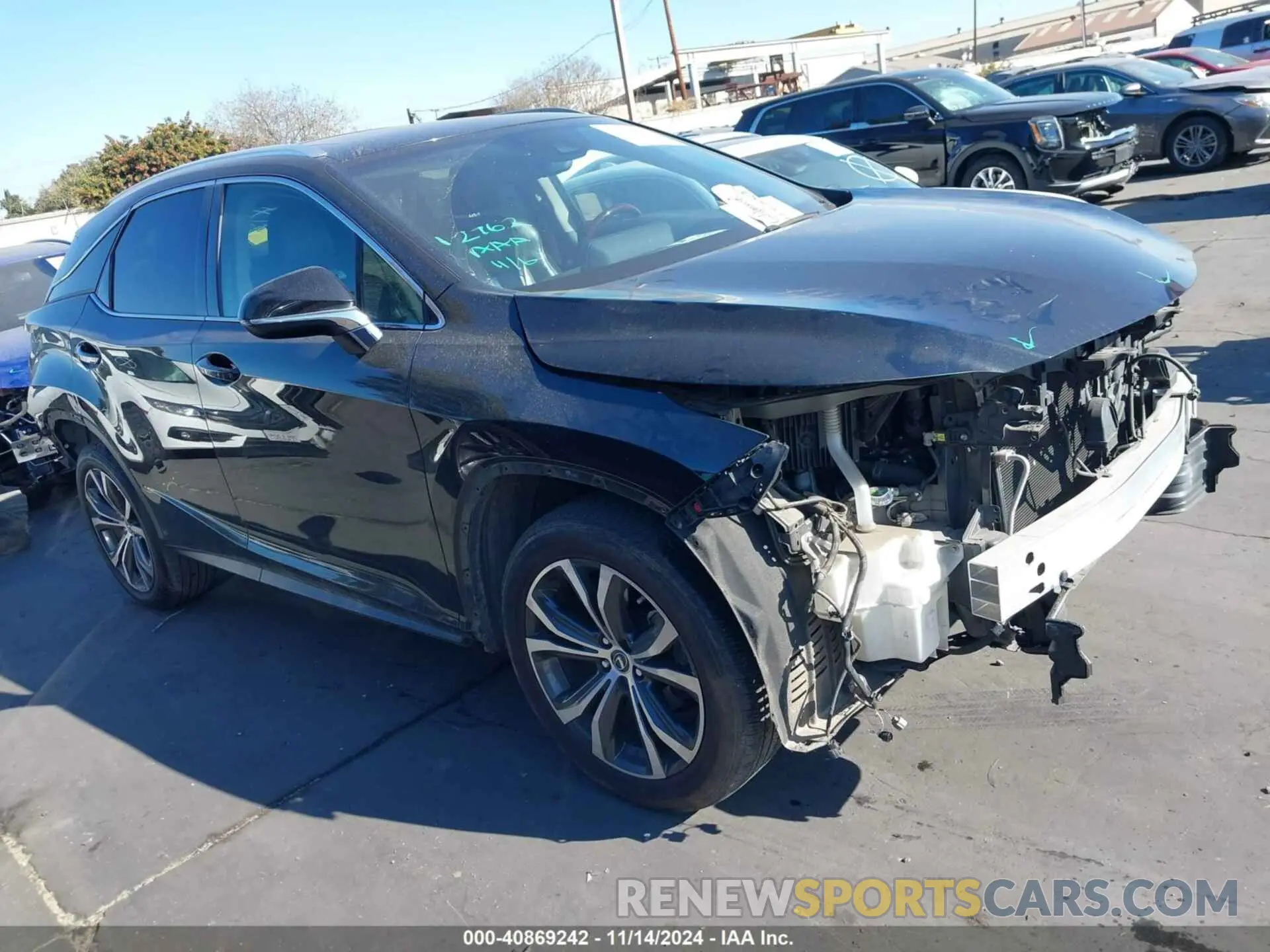 1 fotografías del automóvil dañado 2T2ZZMCA0KC123522 LEXUS RX 350 2019