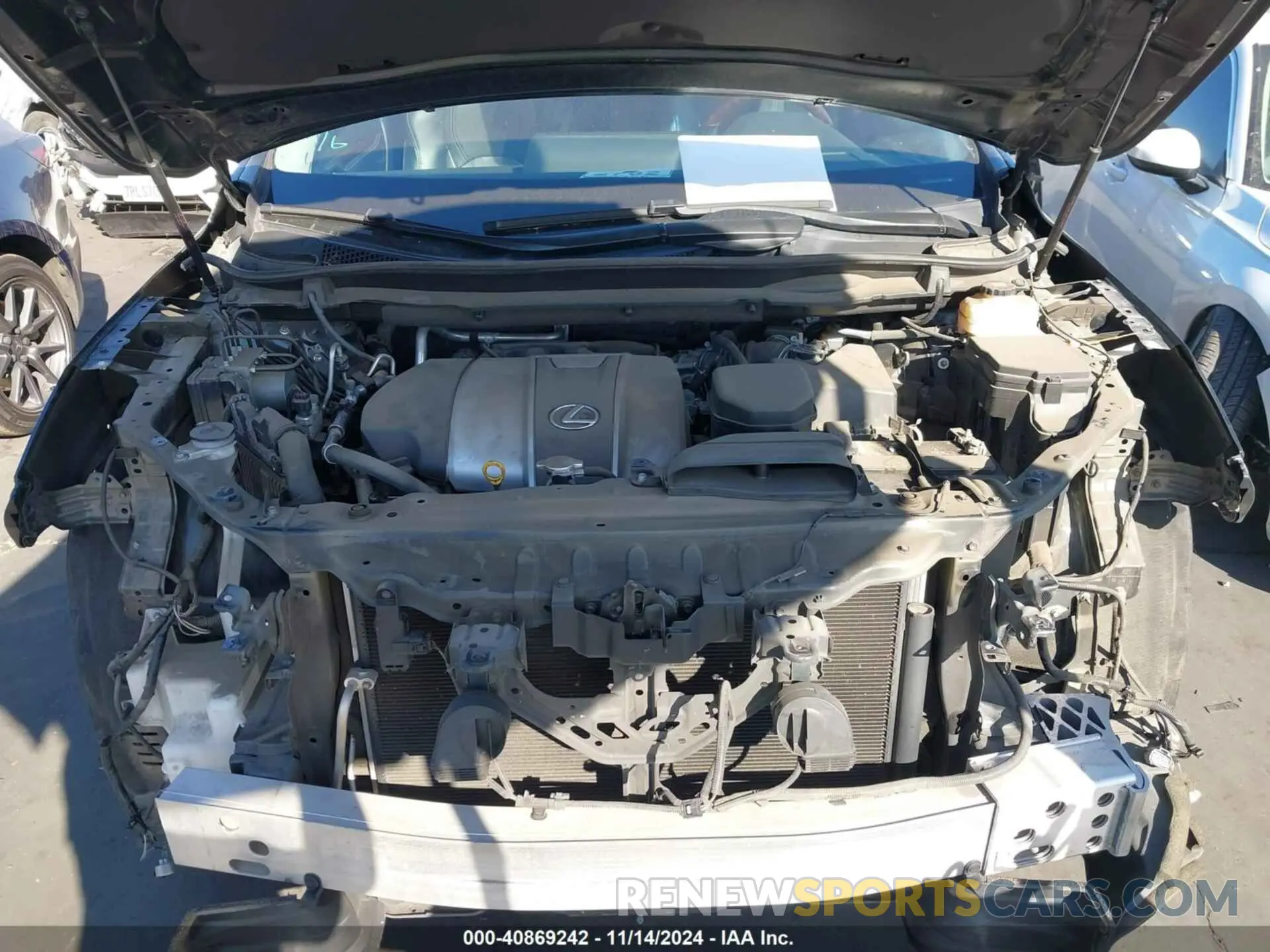 10 fotografías del automóvil dañado 2T2ZZMCA0KC123522 LEXUS RX 350 2019