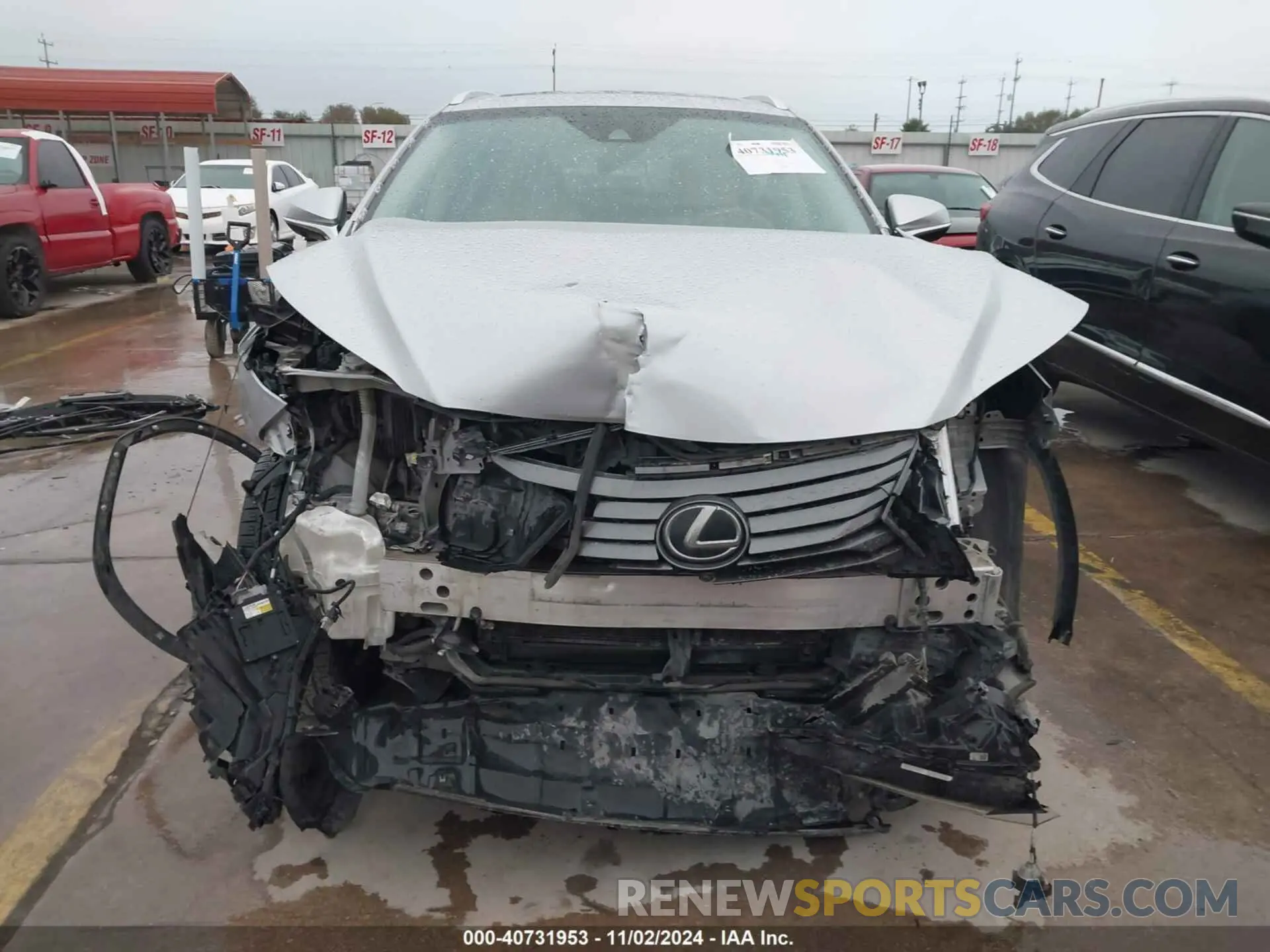 13 fotografías del automóvil dañado 2T2ZZMCA1KC127319 LEXUS RX 350 2019
