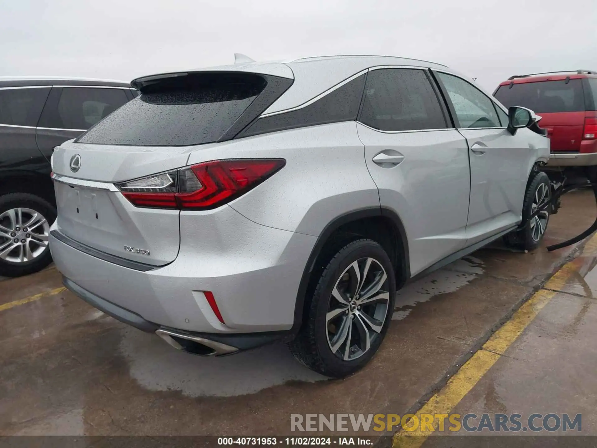 4 fotografías del automóvil dañado 2T2ZZMCA1KC127319 LEXUS RX 350 2019