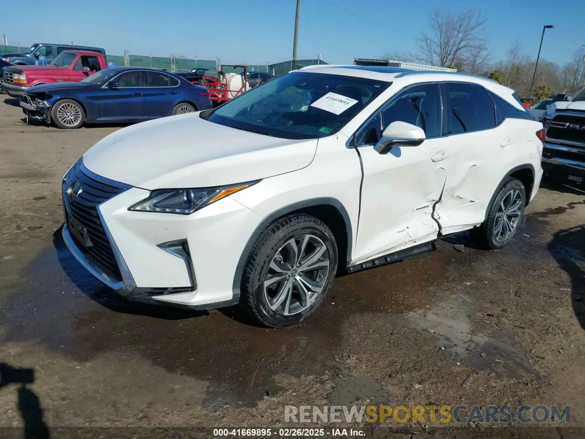 2 fotografías del automóvil dañado 2T2ZZMCA4KC148388 LEXUS RX 350 2019