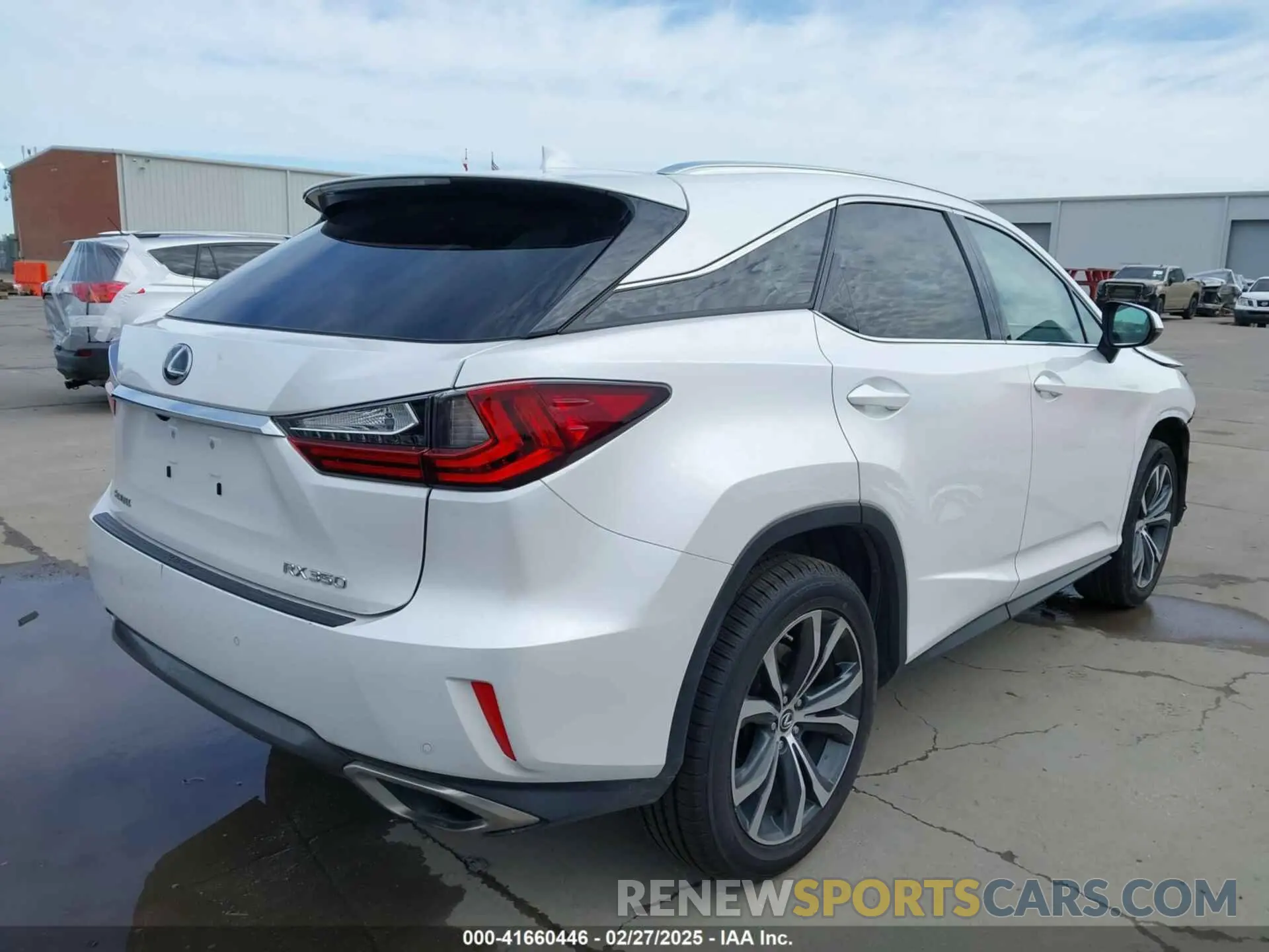 4 fotografías del automóvil dañado 2T2ZZMCA5KC127565 LEXUS RX 350 2019
