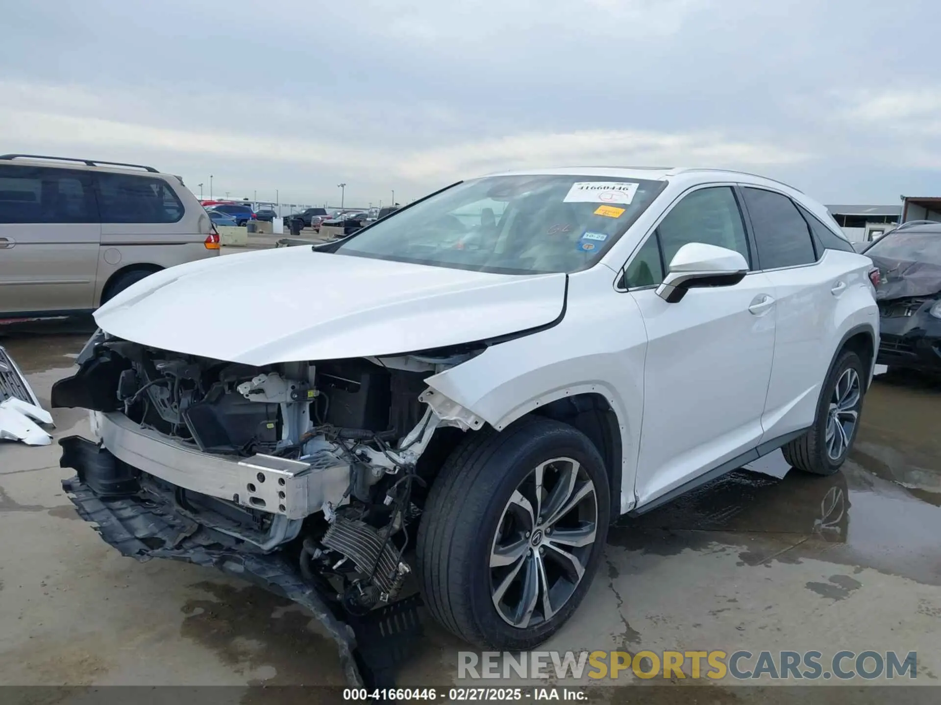 6 fotografías del automóvil dañado 2T2ZZMCA5KC127565 LEXUS RX 350 2019